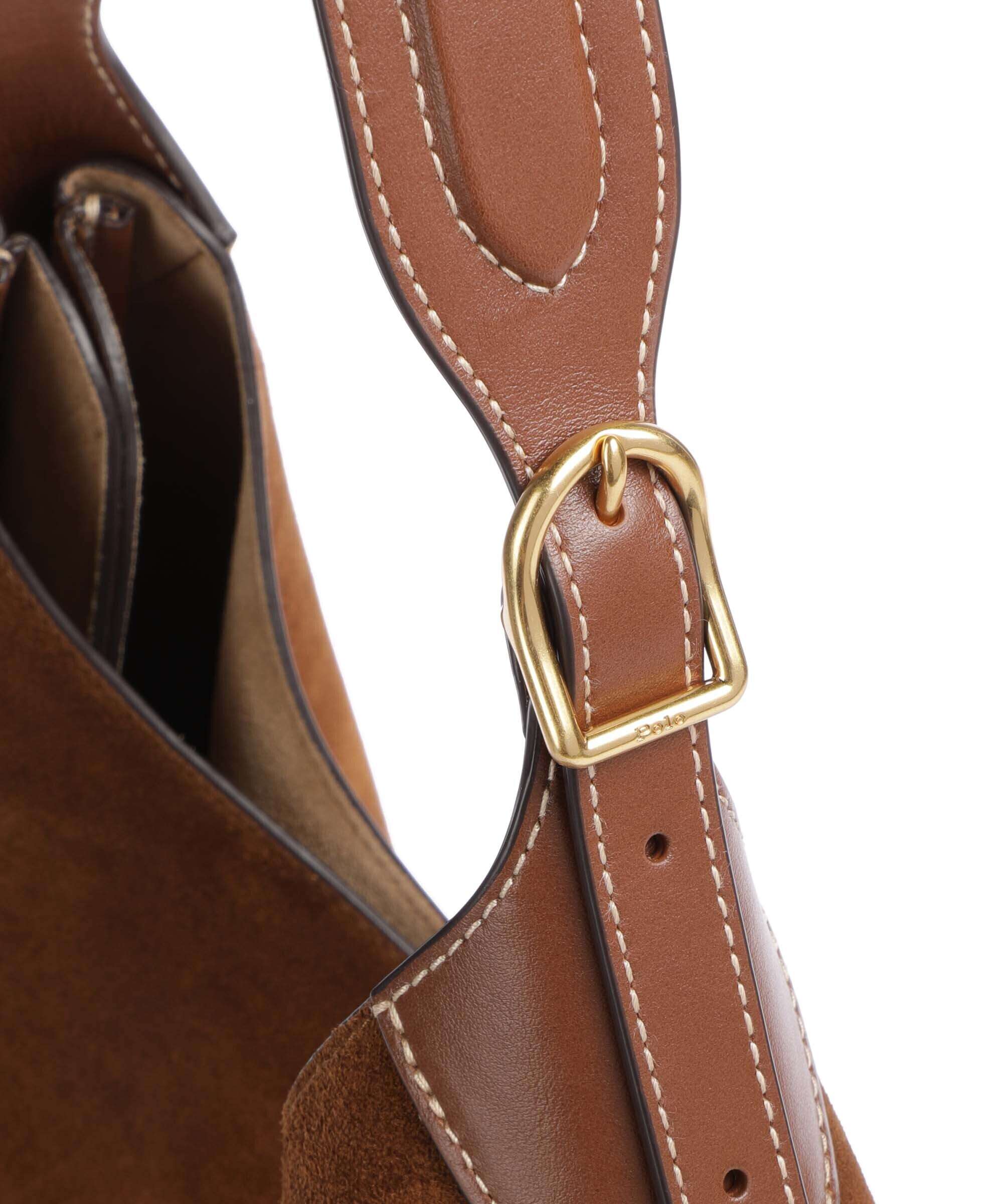 Polo Ralph Lauren ID Collection Medium Hobo tas cinnamon/cuoio - Image 4