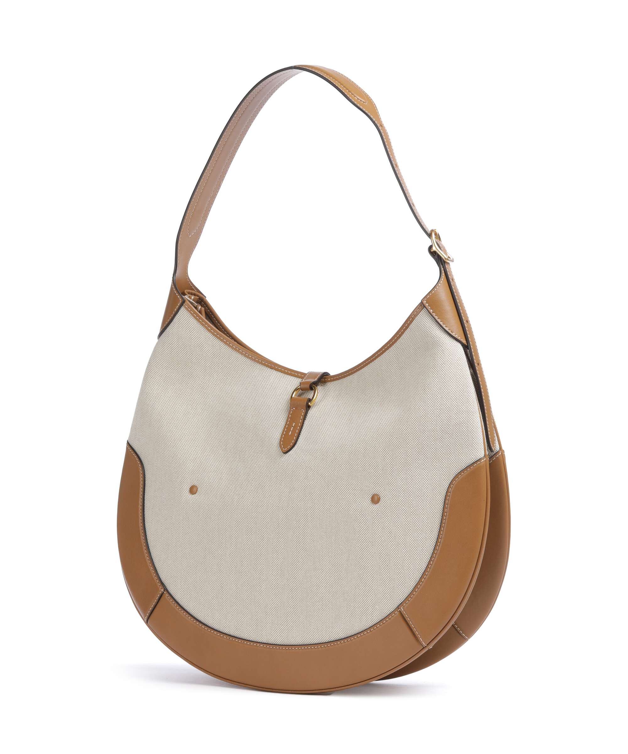 Polo Ralph Lauren ID Collection Medium Hobo tas natural/tan - Image 2