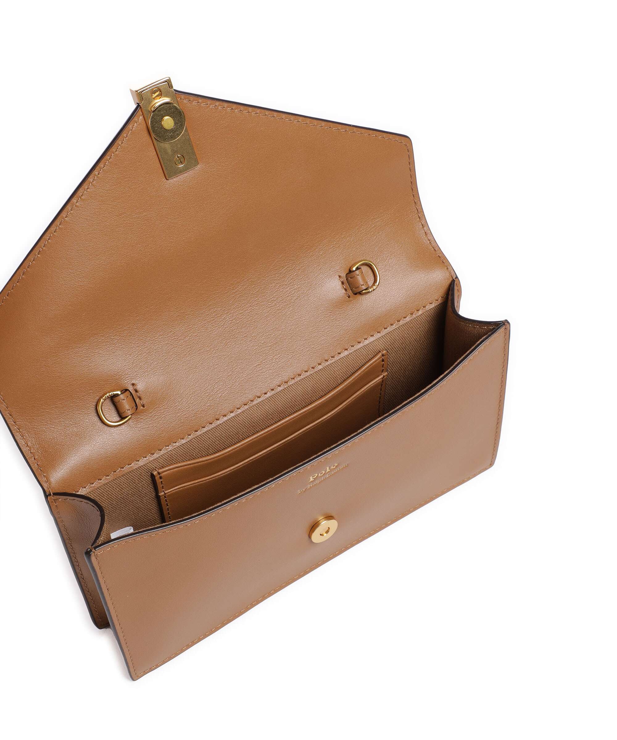 Polo Ralph Lauren ID Collection Small Crossbody tas tan - Image 6