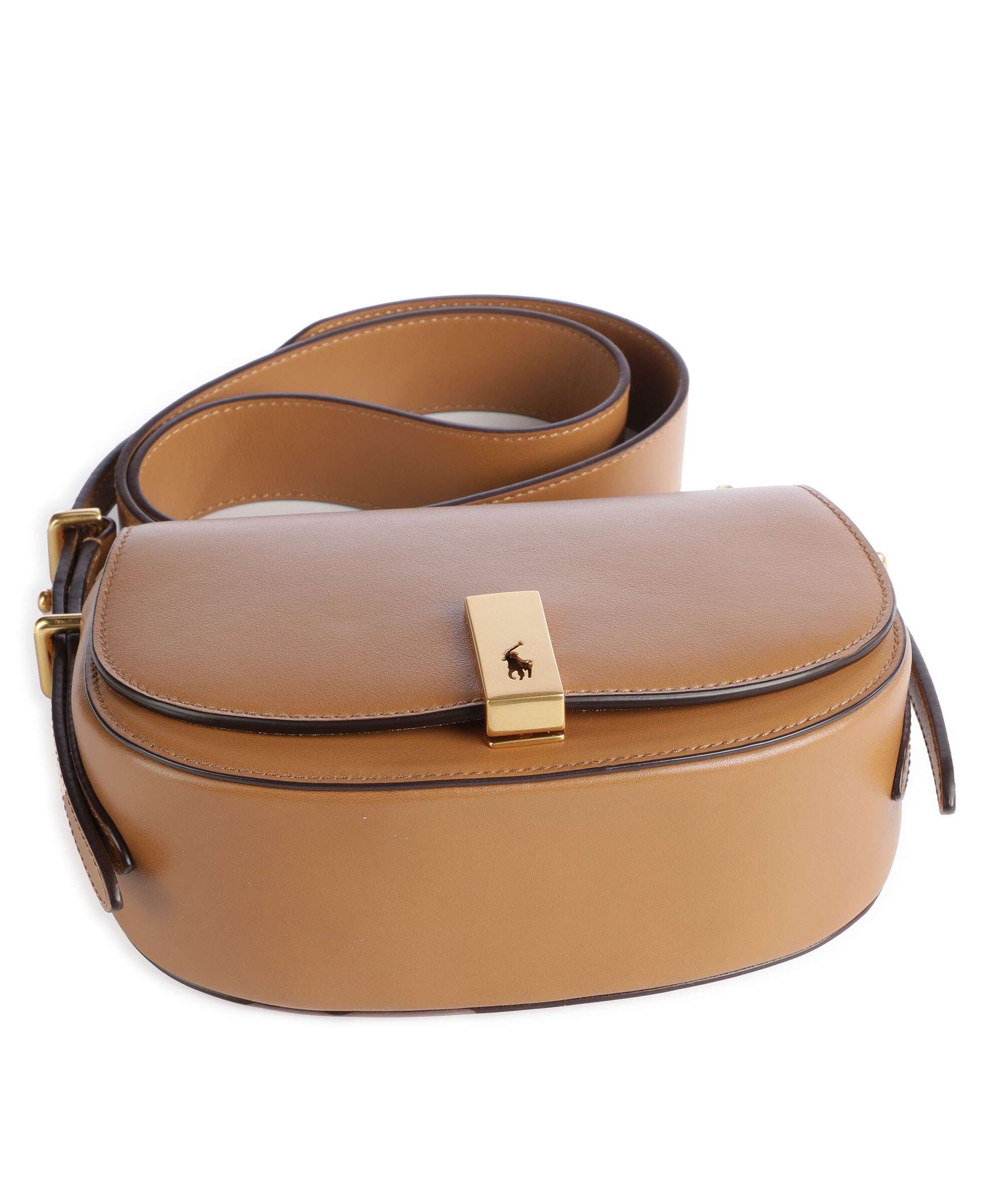 Polo Ralph Lauren ID Collection Small Crossbody tas tan - Image 4
