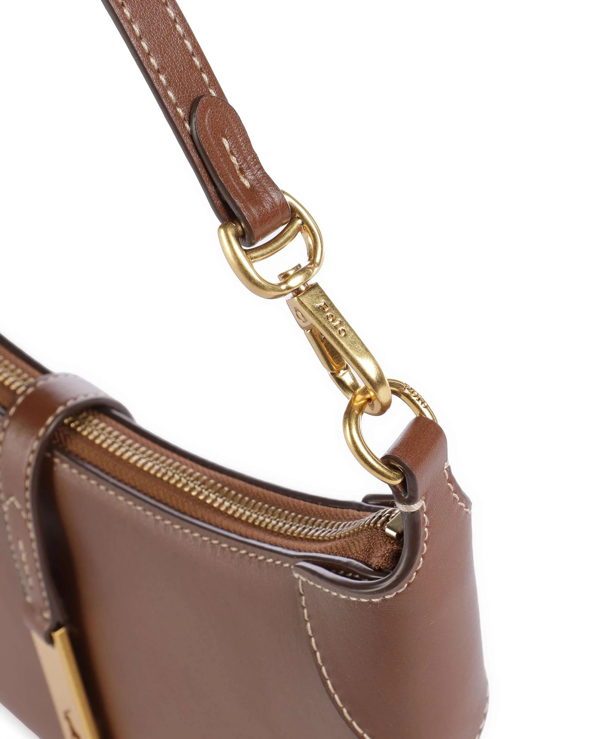 Polo Ralph Lauren ID Collection Small Schoudertas cuoio - Image 4
