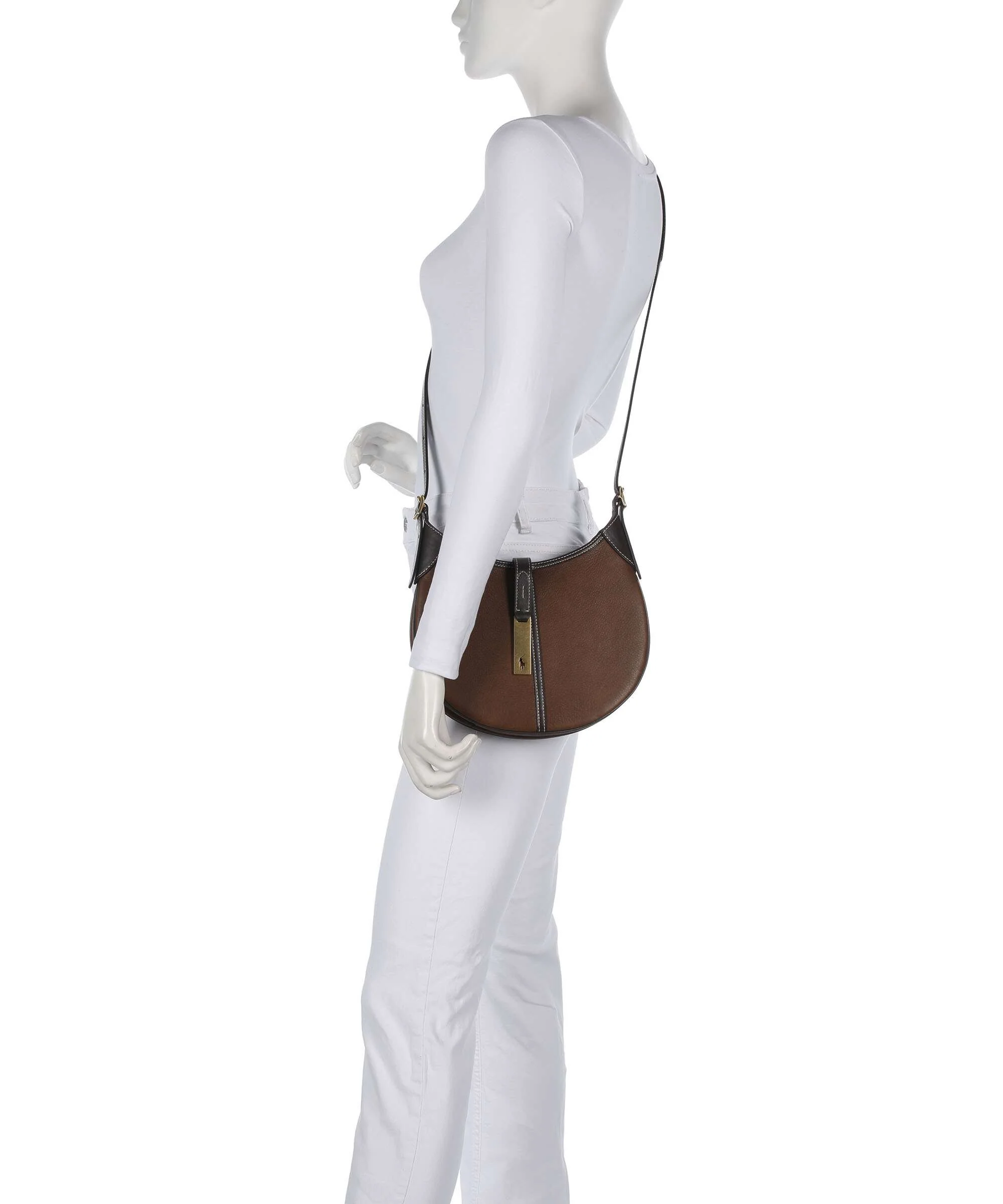 Polo Ralph Lauren ID Collection Small Schoudertas luggage/tobacco - Image 4
