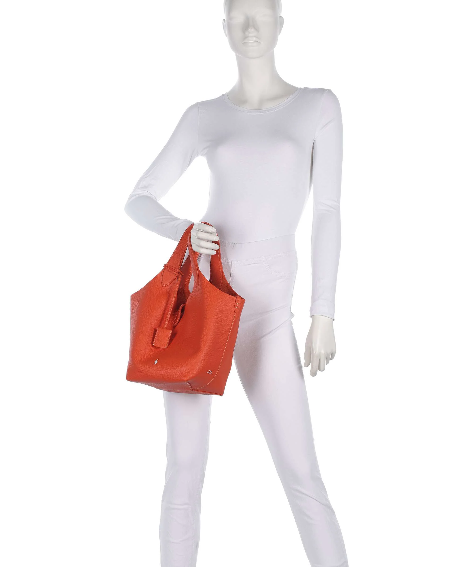 Polo Ralph Lauren Play Medium Handtas sunset orange - Image 3