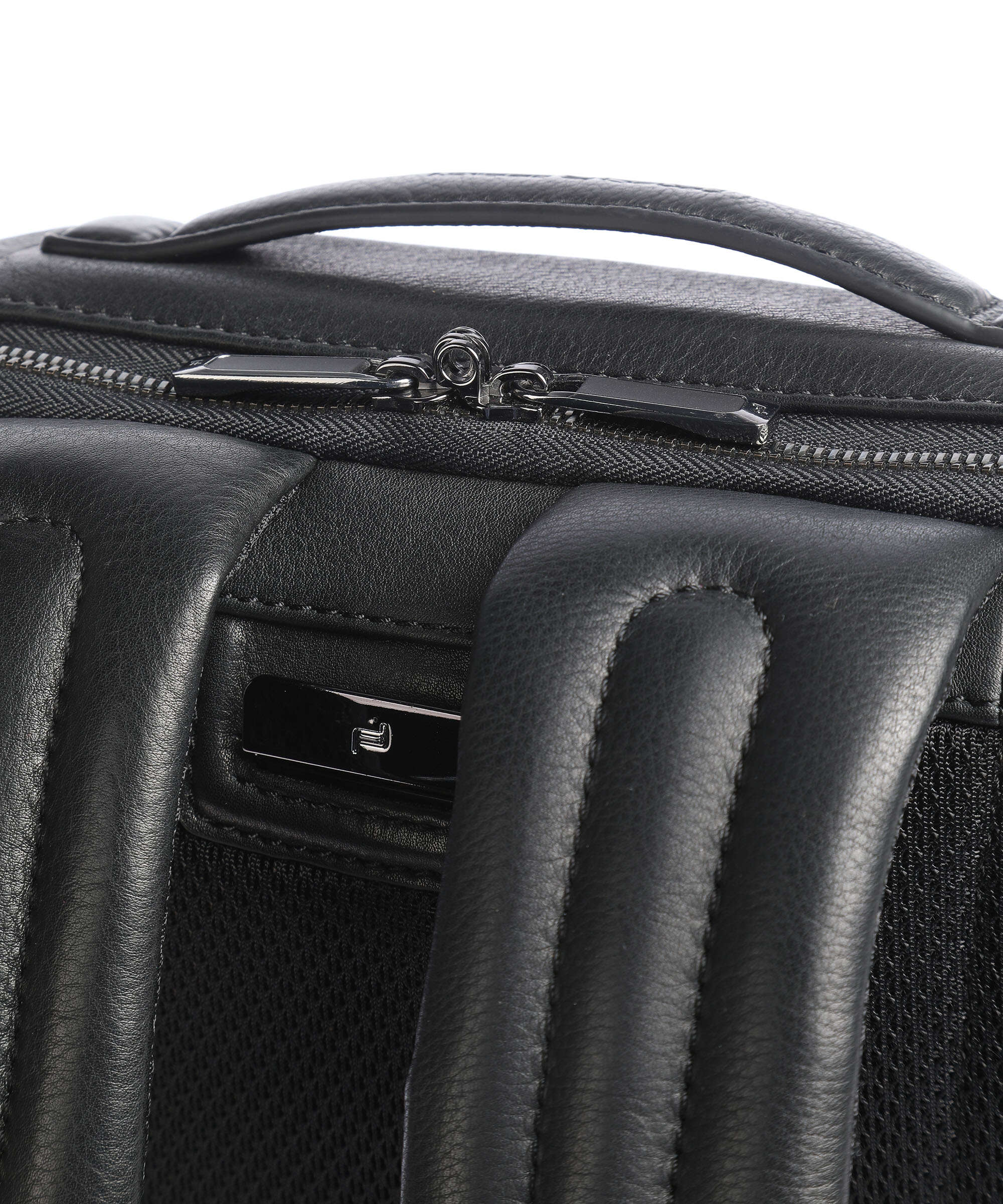 Porsche Design Roadster Leather Laptop rugzak black - Image 3