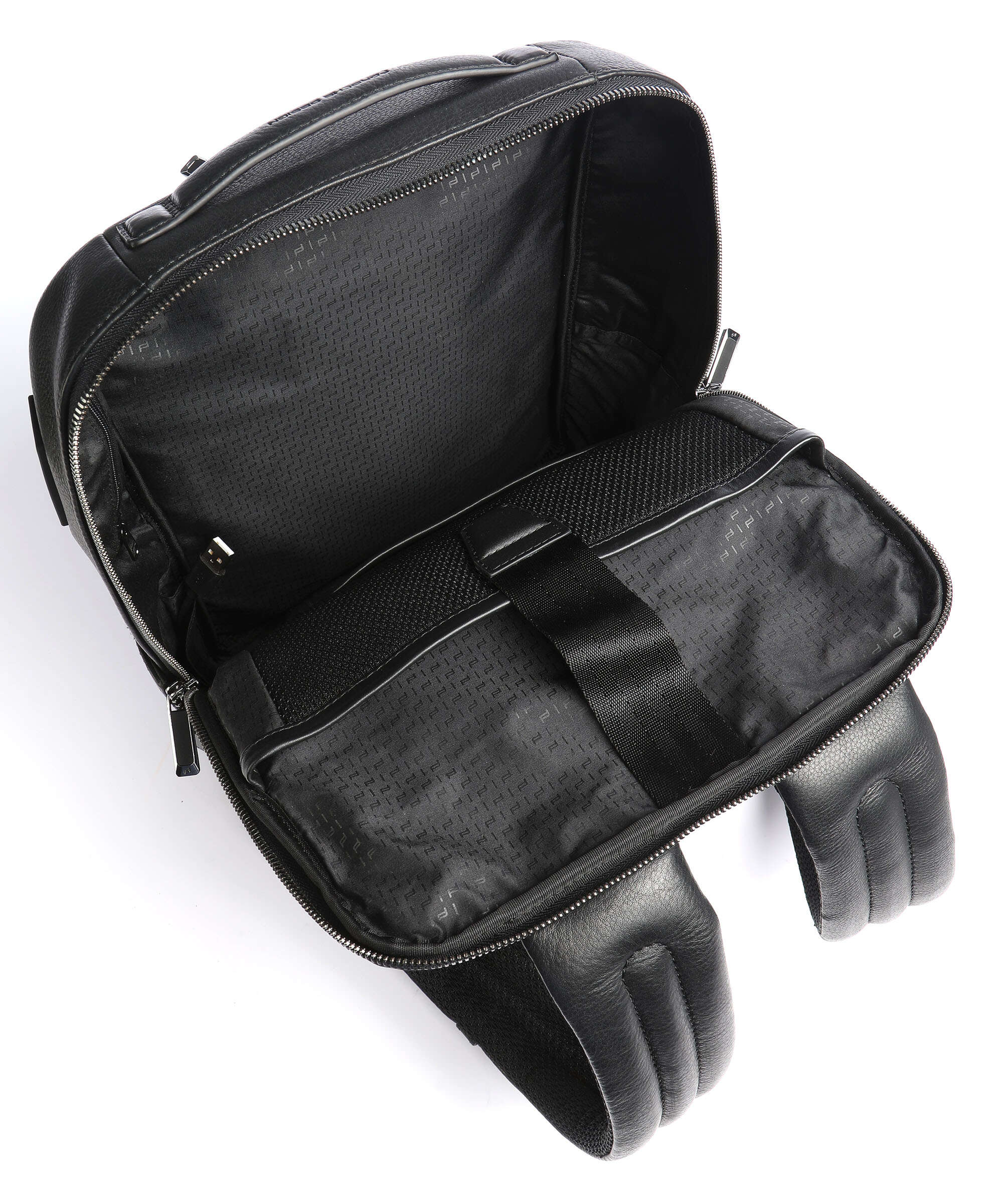Porsche Design Roadster Leather Laptop rugzak black - Image 6