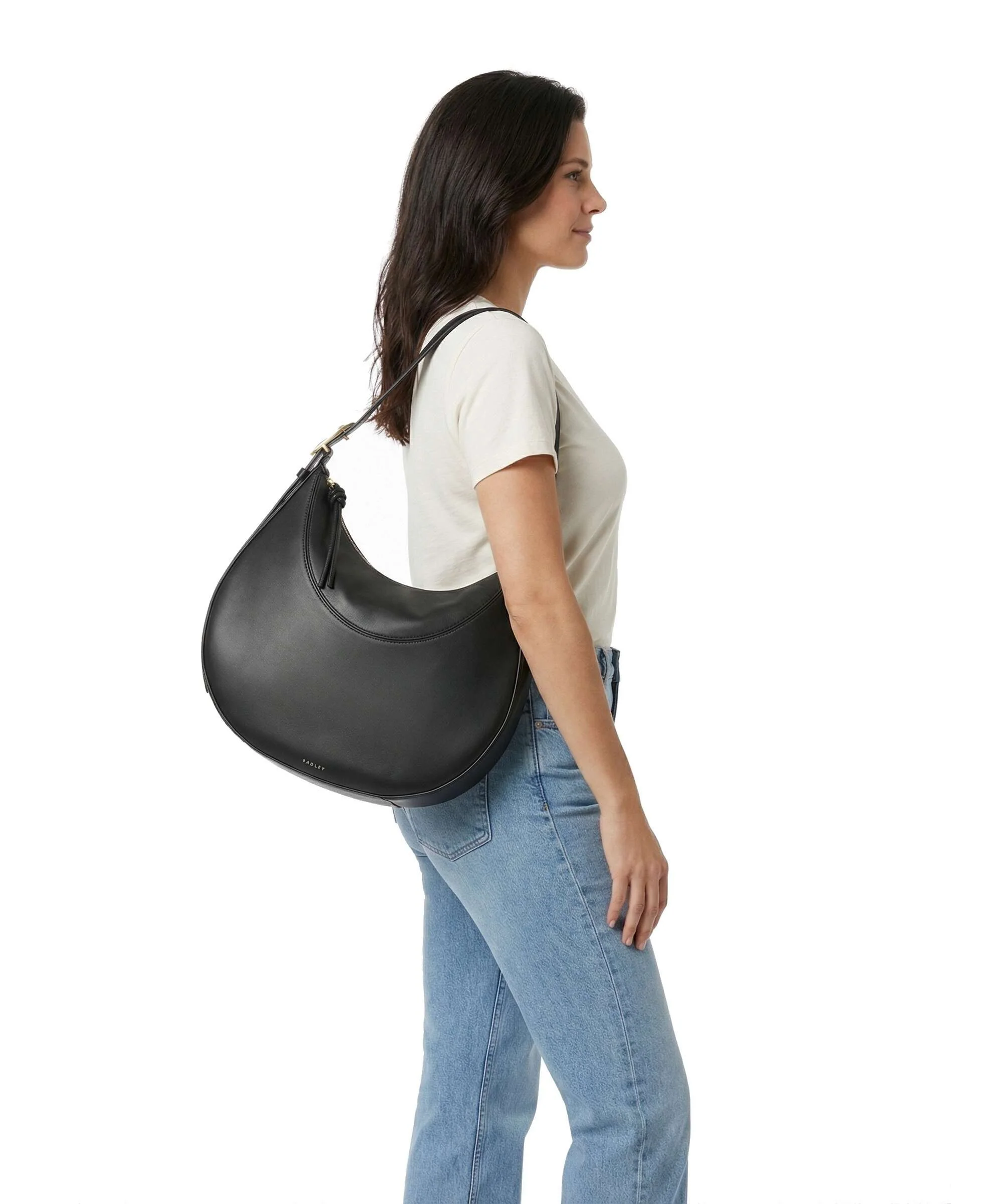 Radley London Bliss Crescent Hobo tas black - Image 3