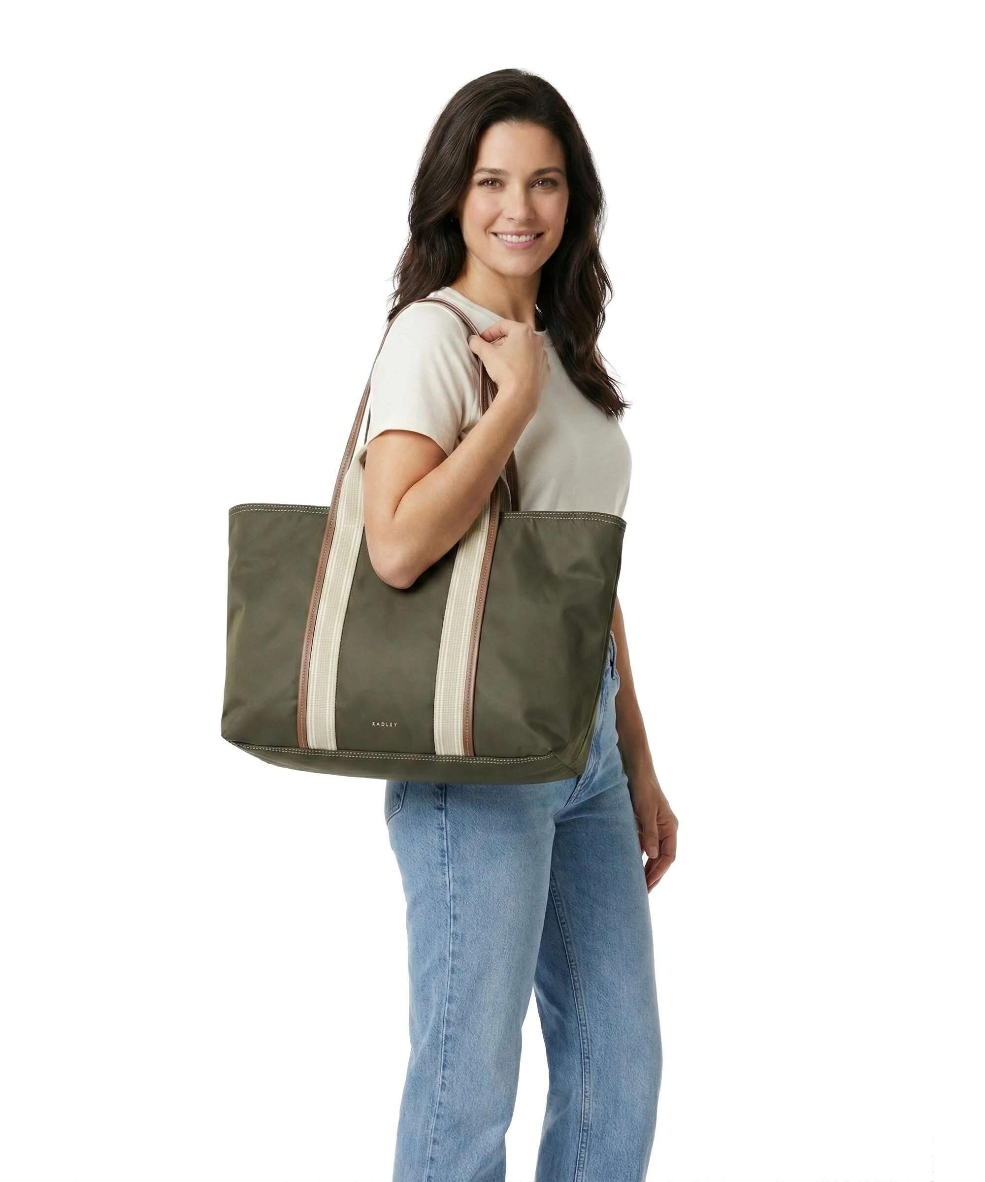 Radley London Halley Row Boodschappentas olive - Image 3