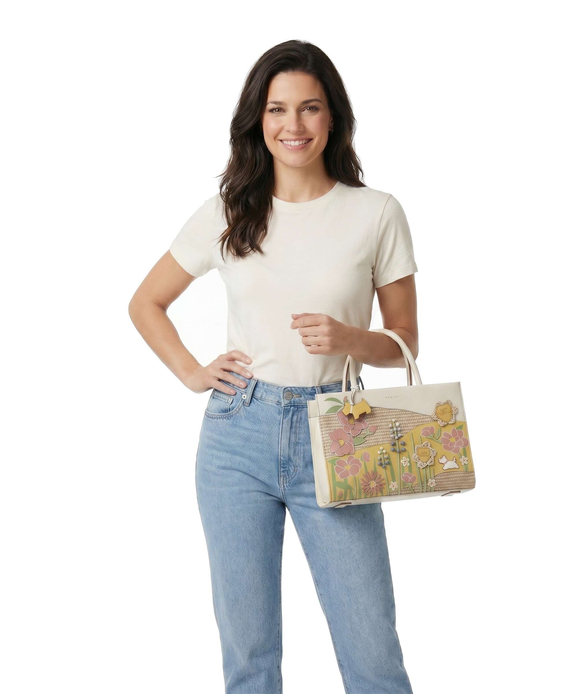 Radley London Spring Blooms Handtas salt - Image 3