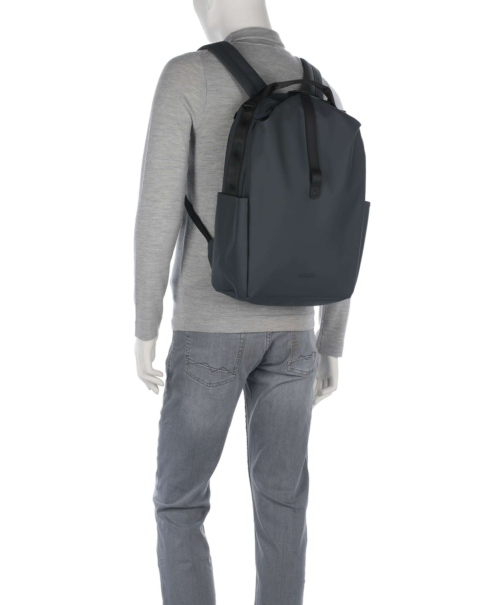 Rains Clip Front Rugzak dark grey - Image 3