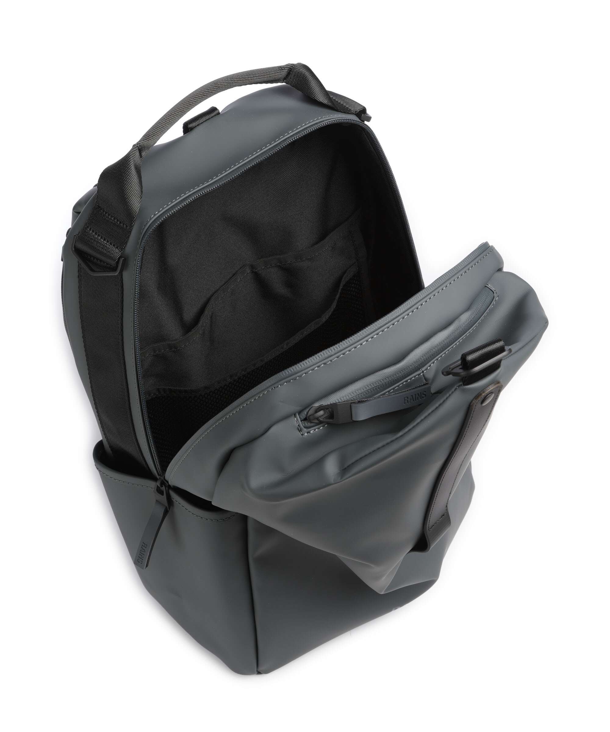 Rains Clip Front Rugzak dark grey - Image 5