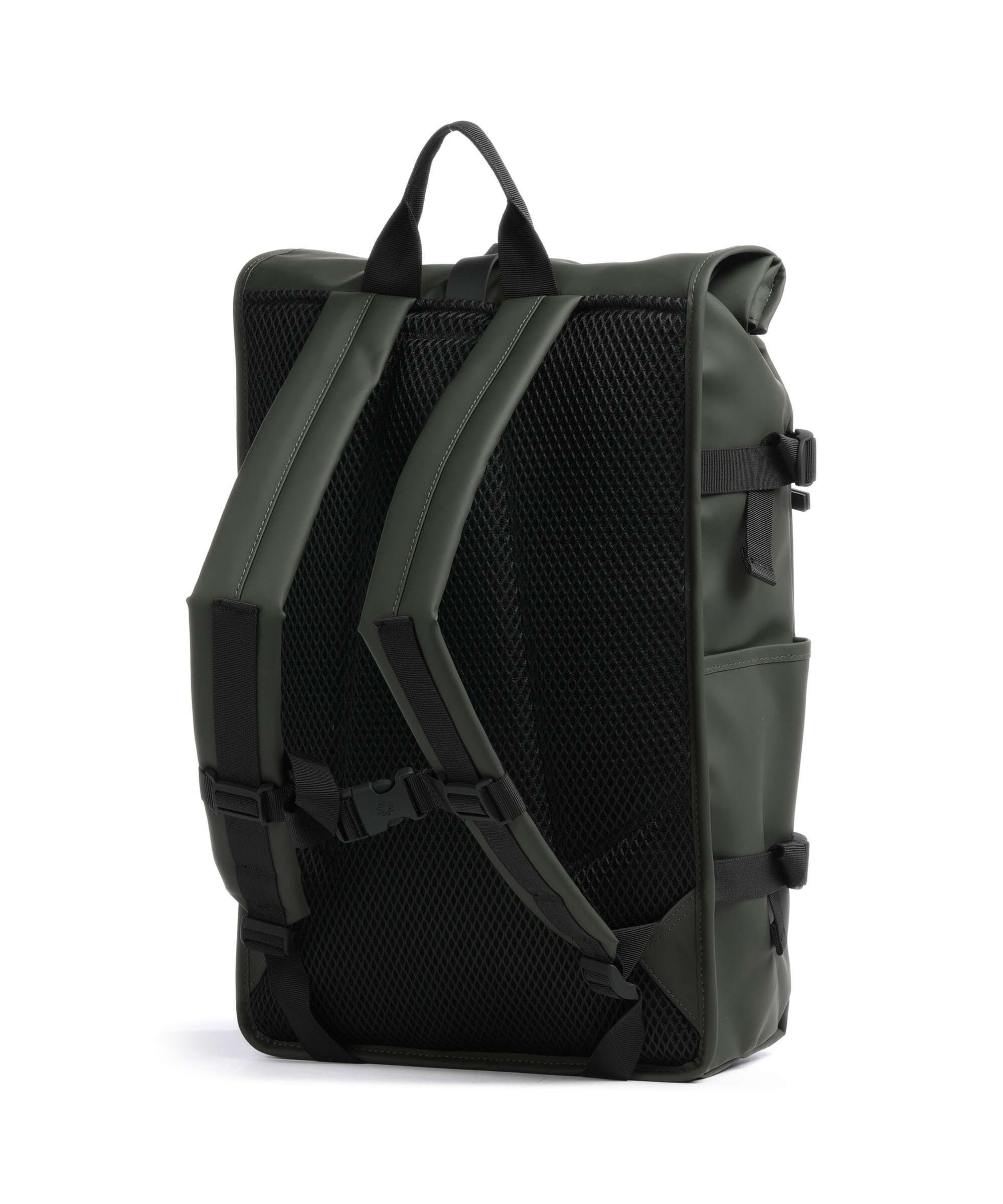 Rains Large Rolltop rugzak green - Image 2