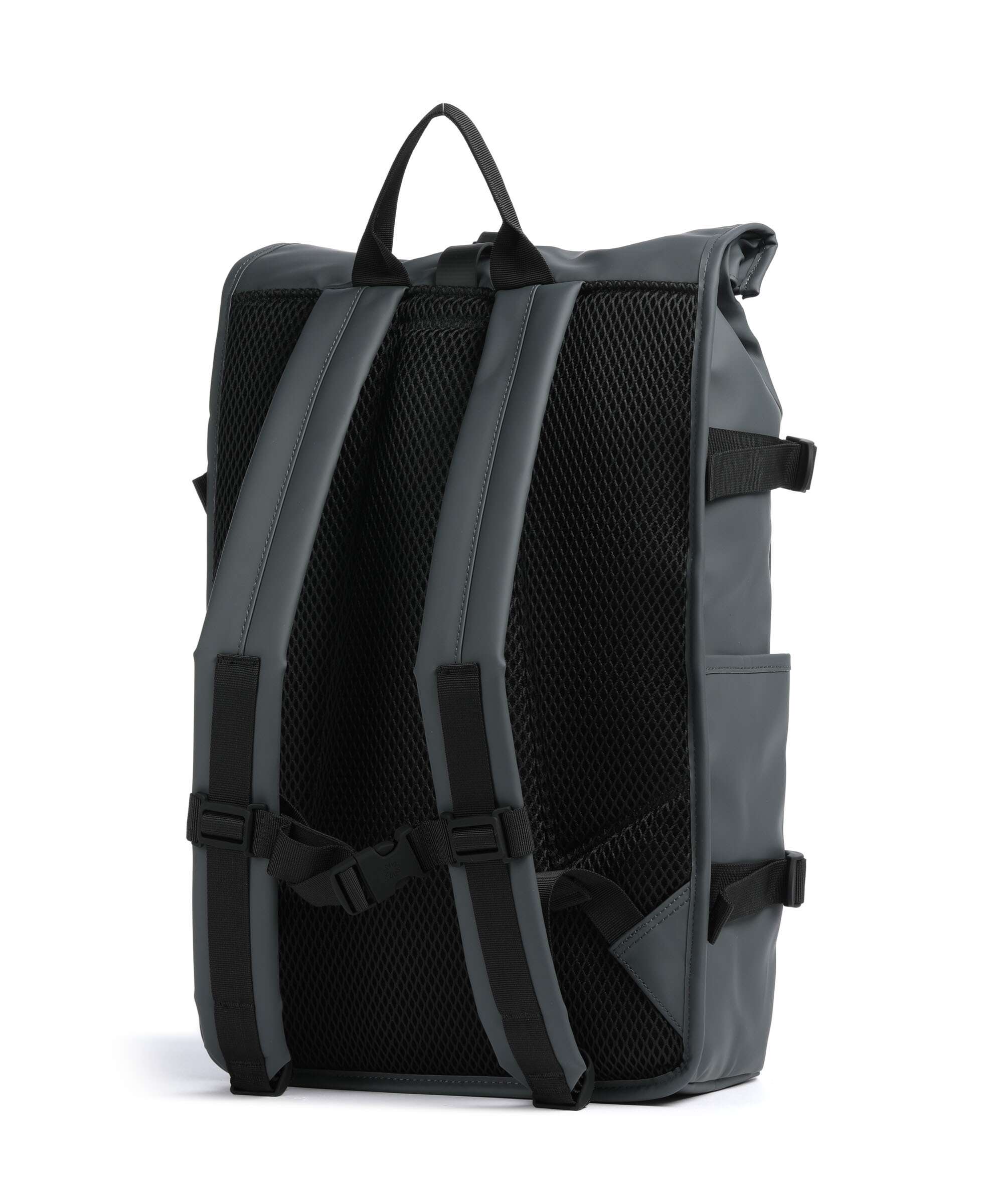 Rains Large Rolltop rugzak dark grey - Image 2