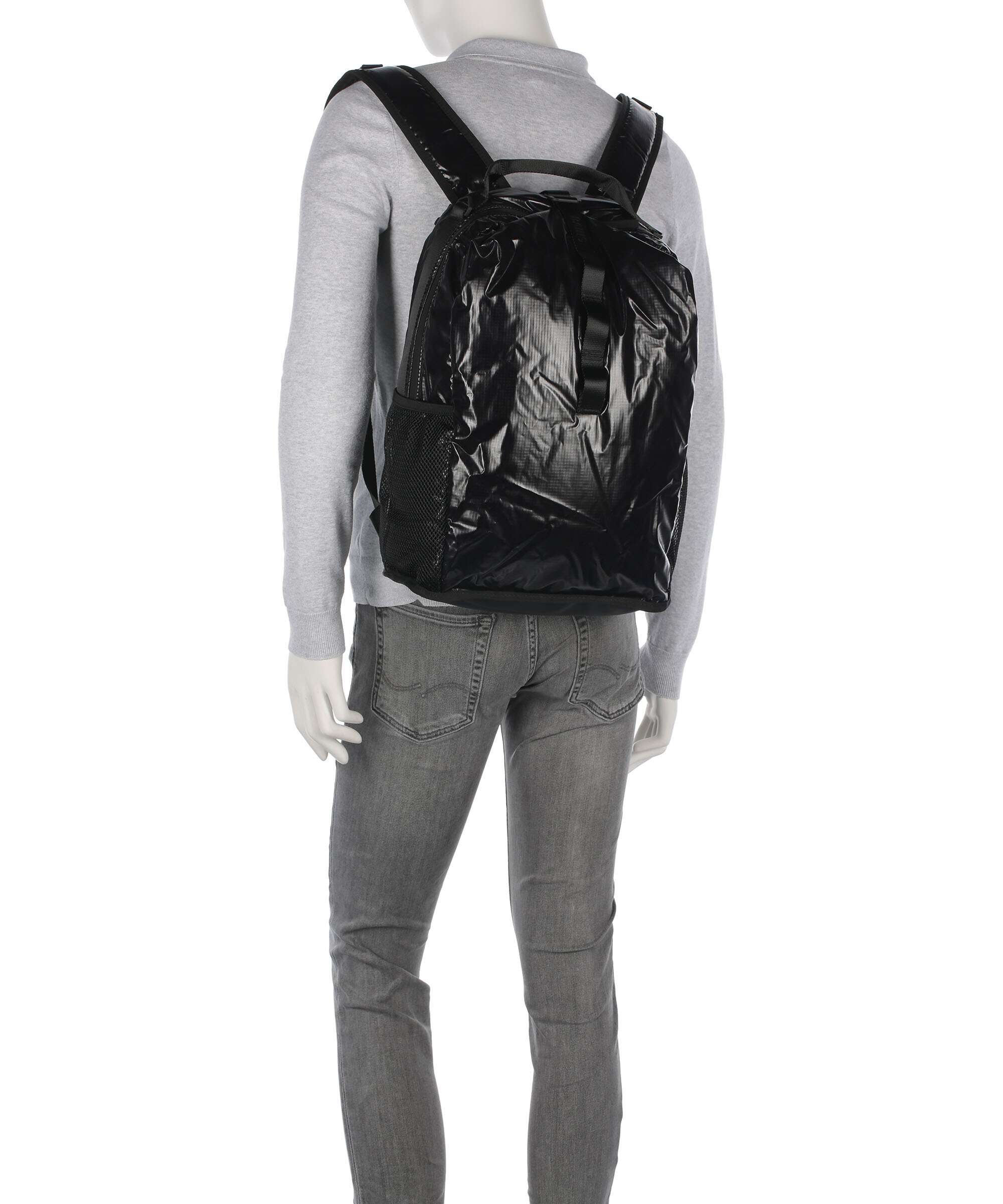 Rains Sibu Clip Front Rugzak black - Image 4