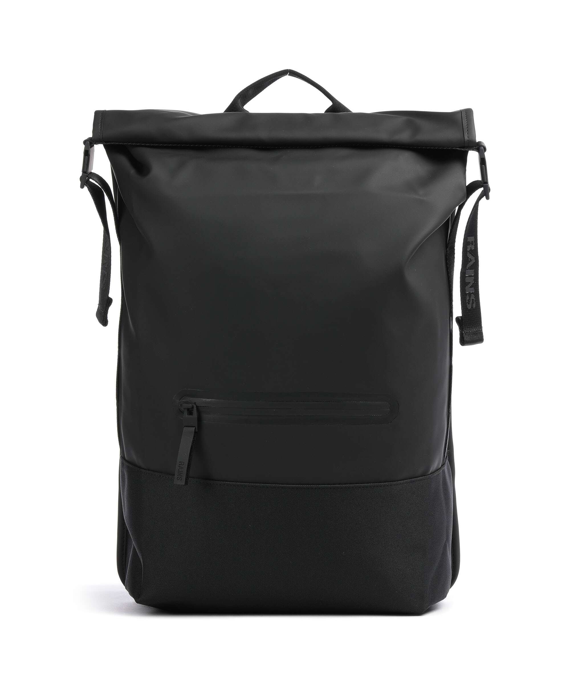 Rains Trail Rolltop rugzak black