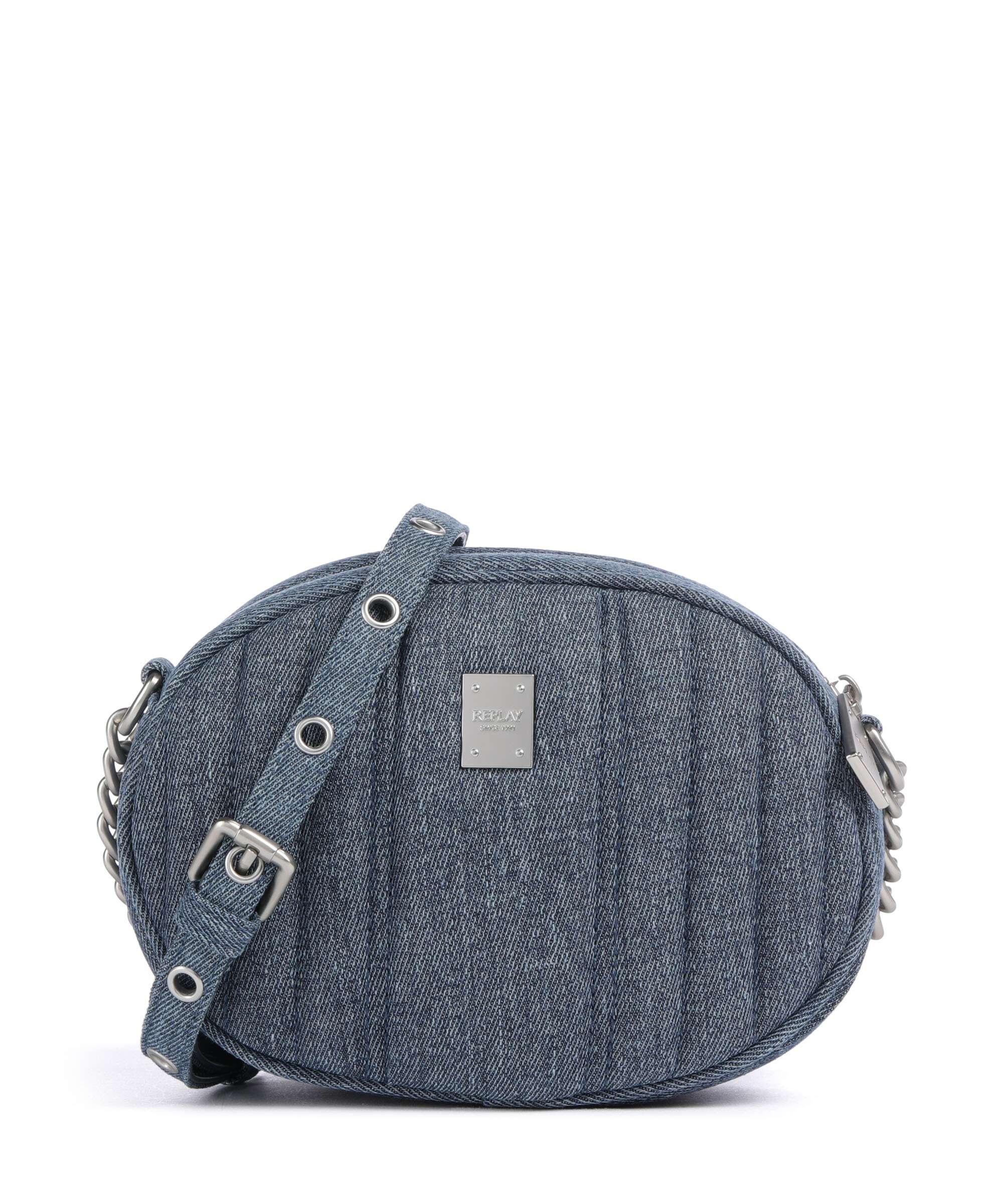 Replay Crossbody tas blue denim