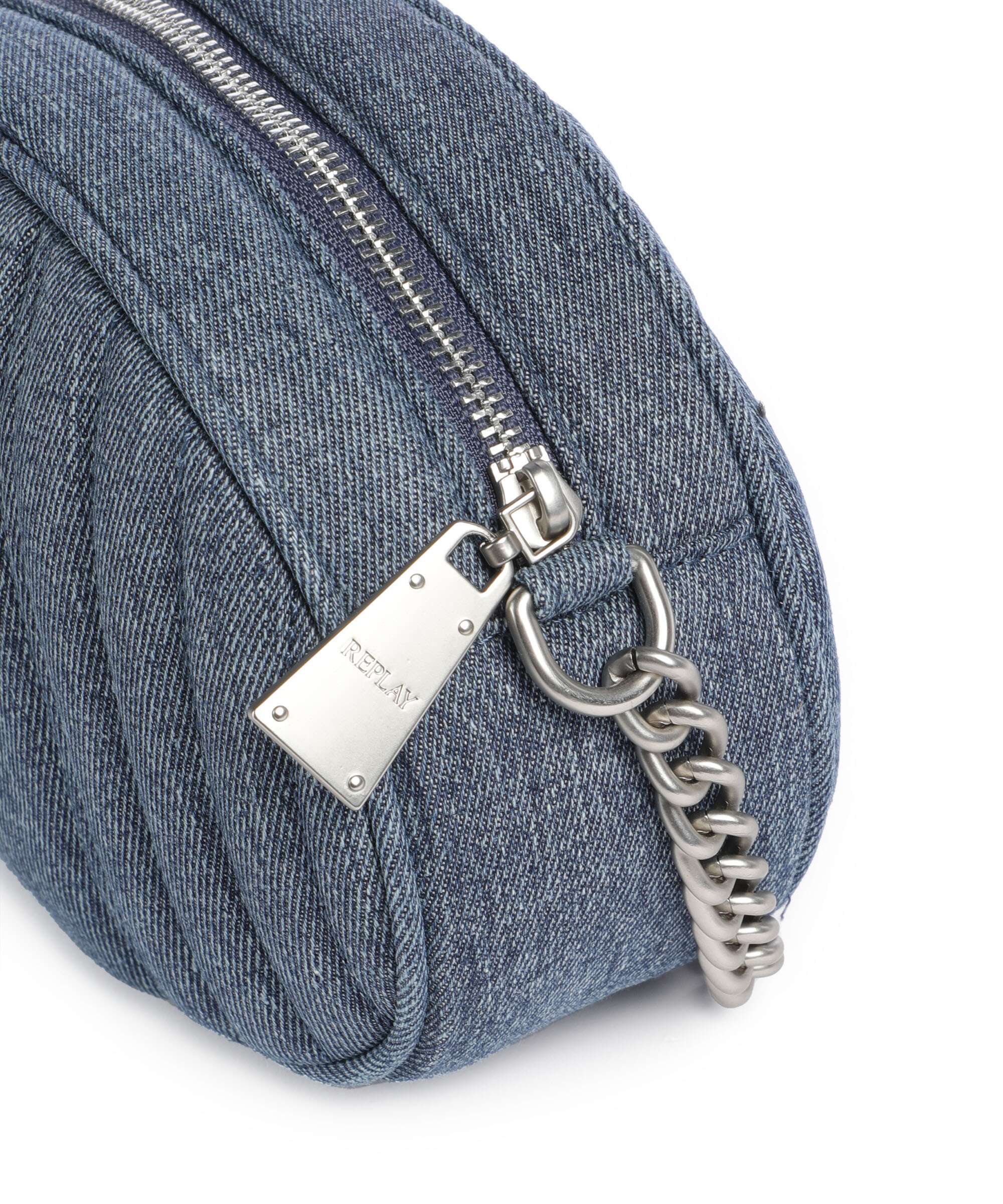 Replay Crossbody tas blue denim - Image 4