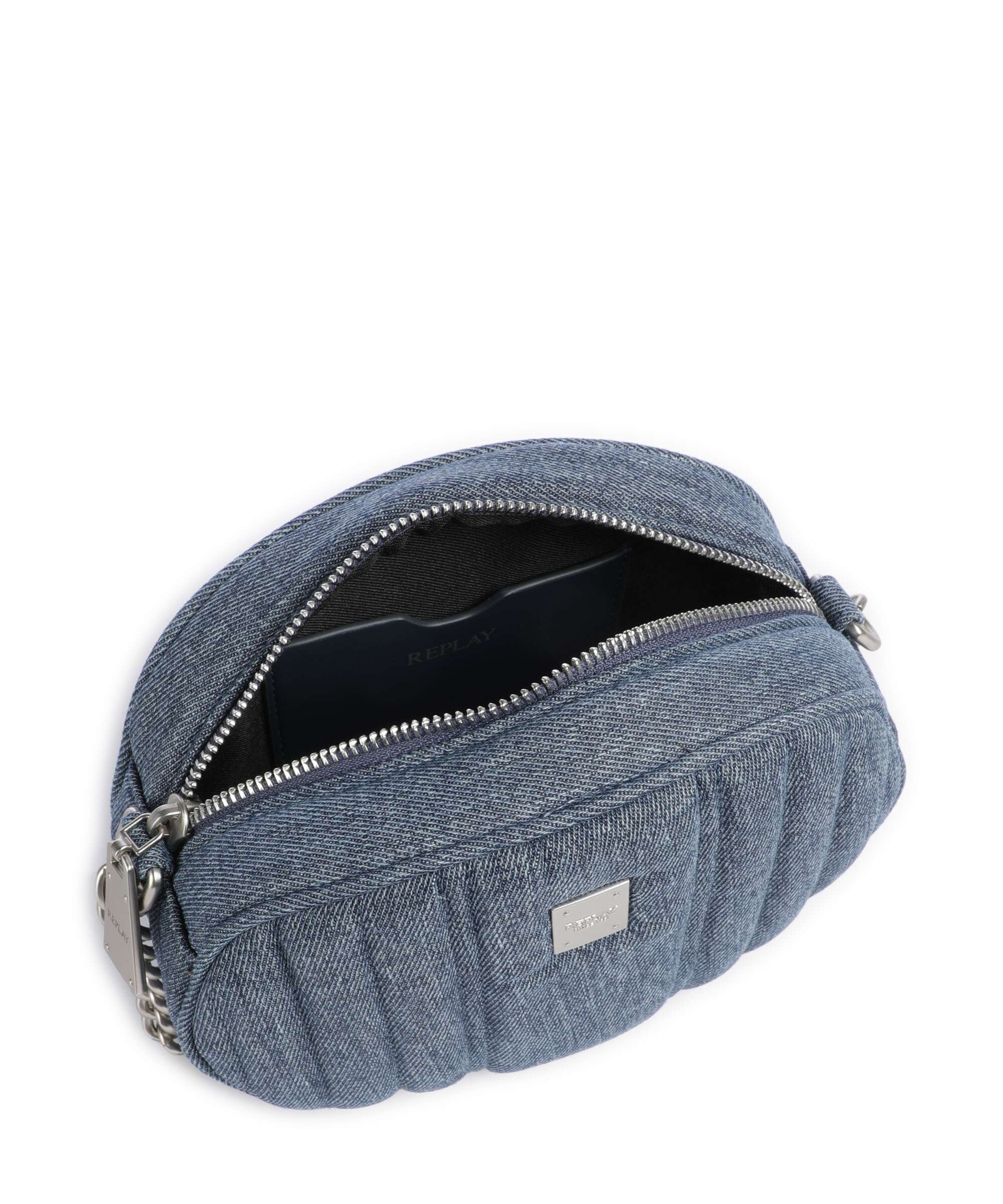 Replay Crossbody tas blue denim - Image 6