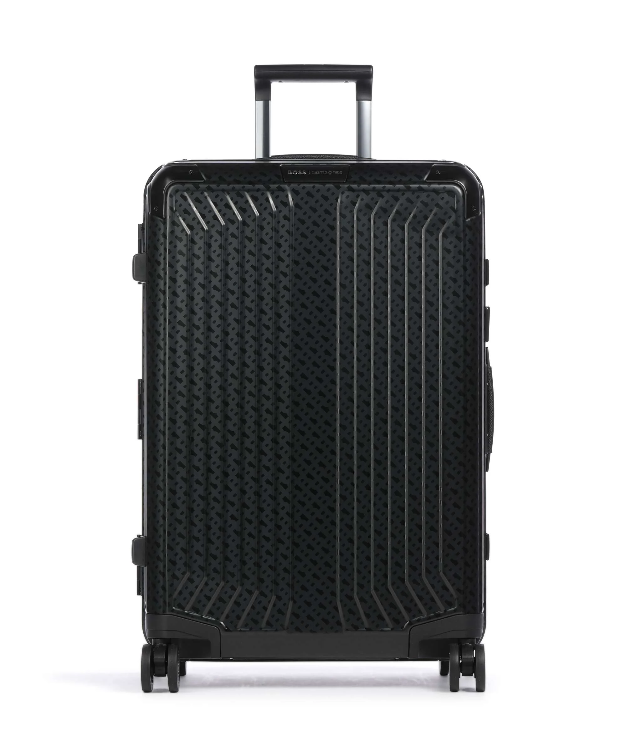 Samsonite Lite-Box Alu / Boss Trolley (4 wielen) graphite monogram