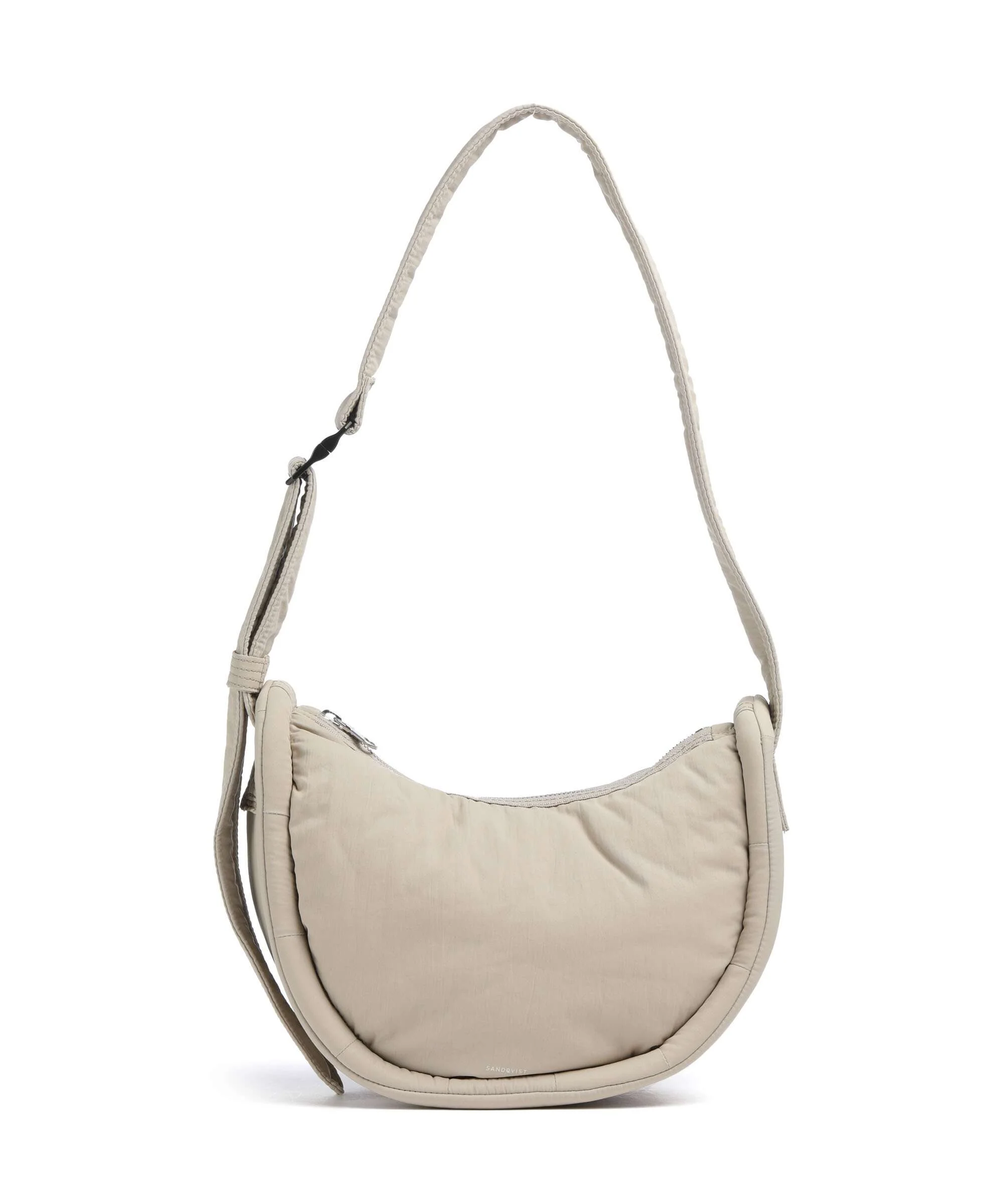 Sandqvist Curve Mini Schoudertas beige