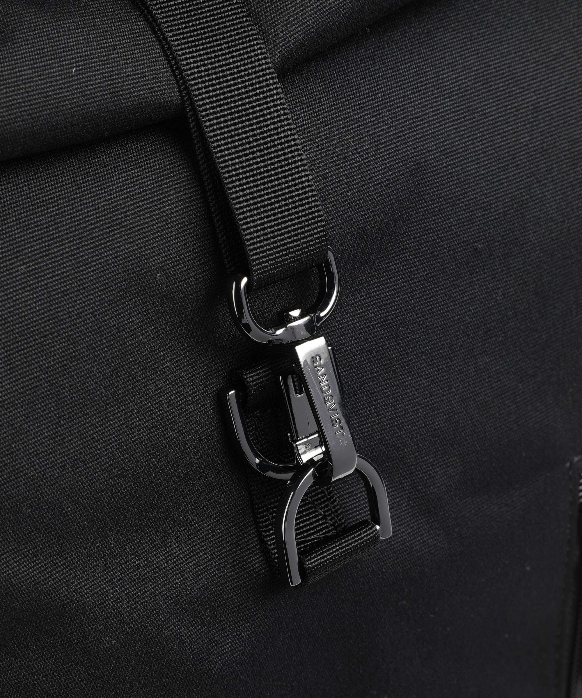 Sandqvist Ground Dante Vegan Rolltop rugzak black - Image 5