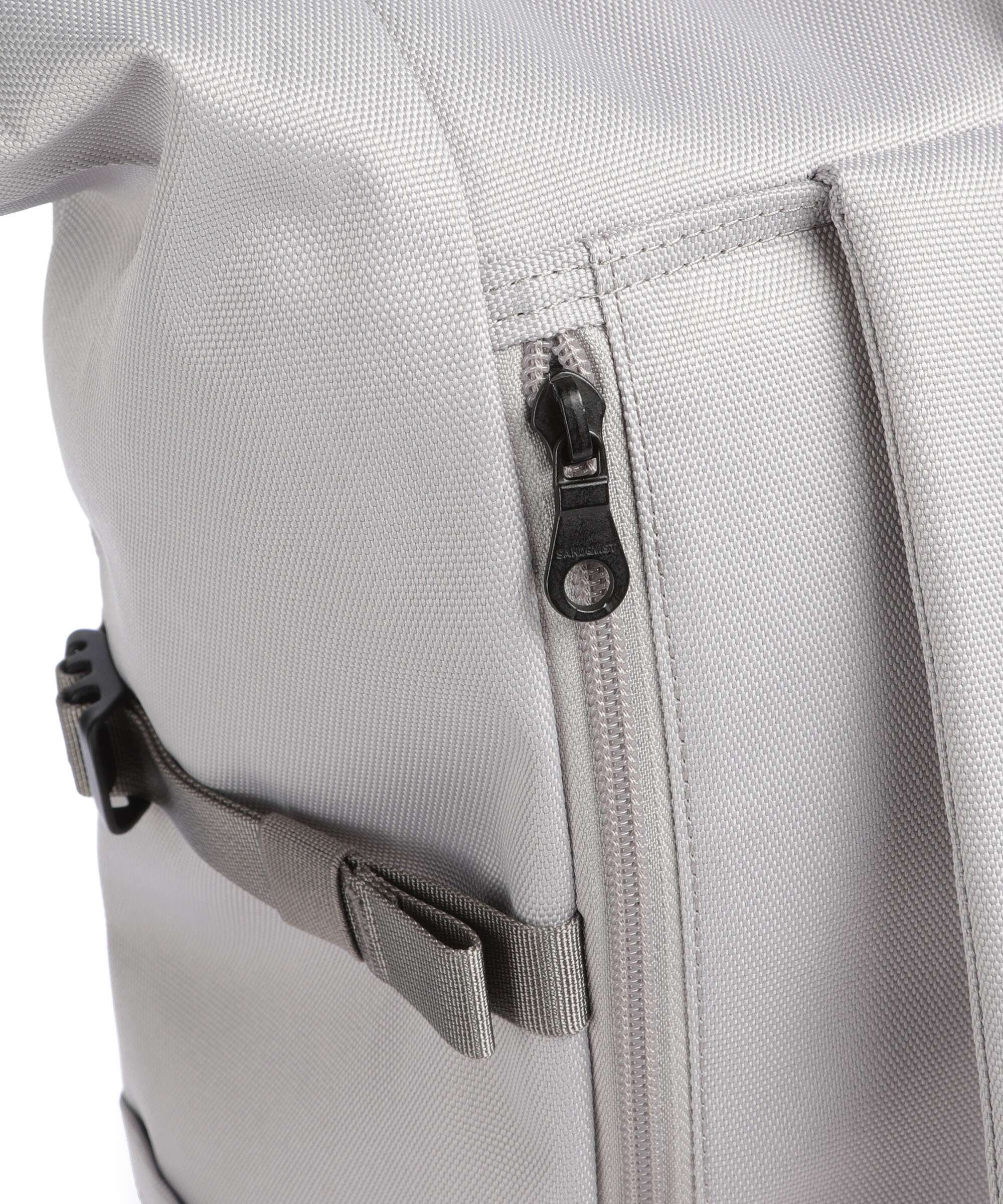 Sandqvist Icon L Rolltop rugzak light grey - Image 5
