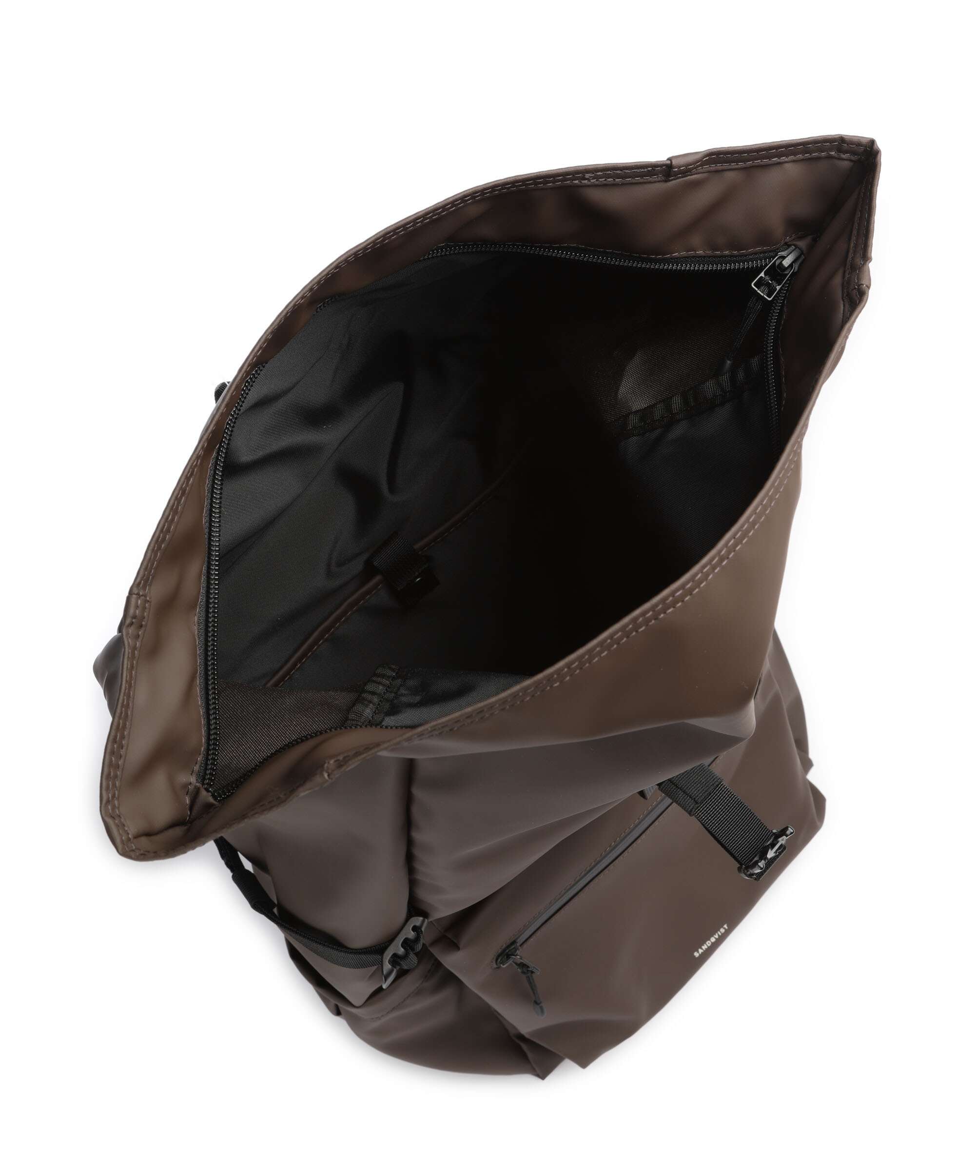 Sandqvist Stream L Rolltop rugzak brown - Image 5