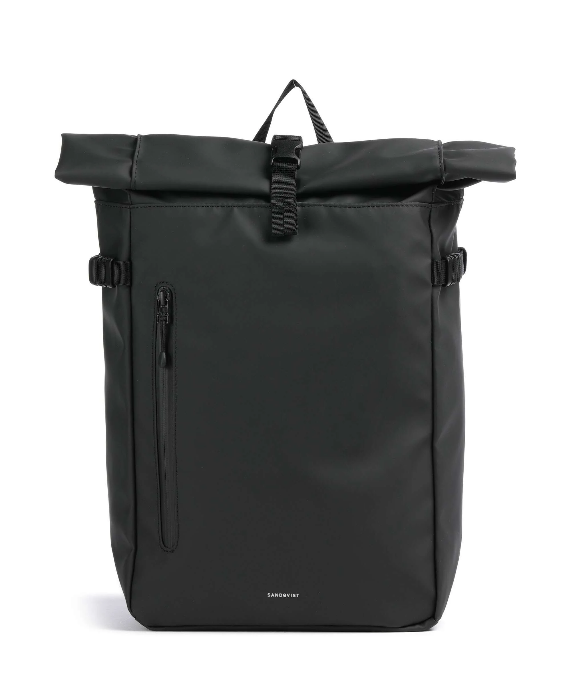 Sandqvist Stream M Rolltop rugzak black