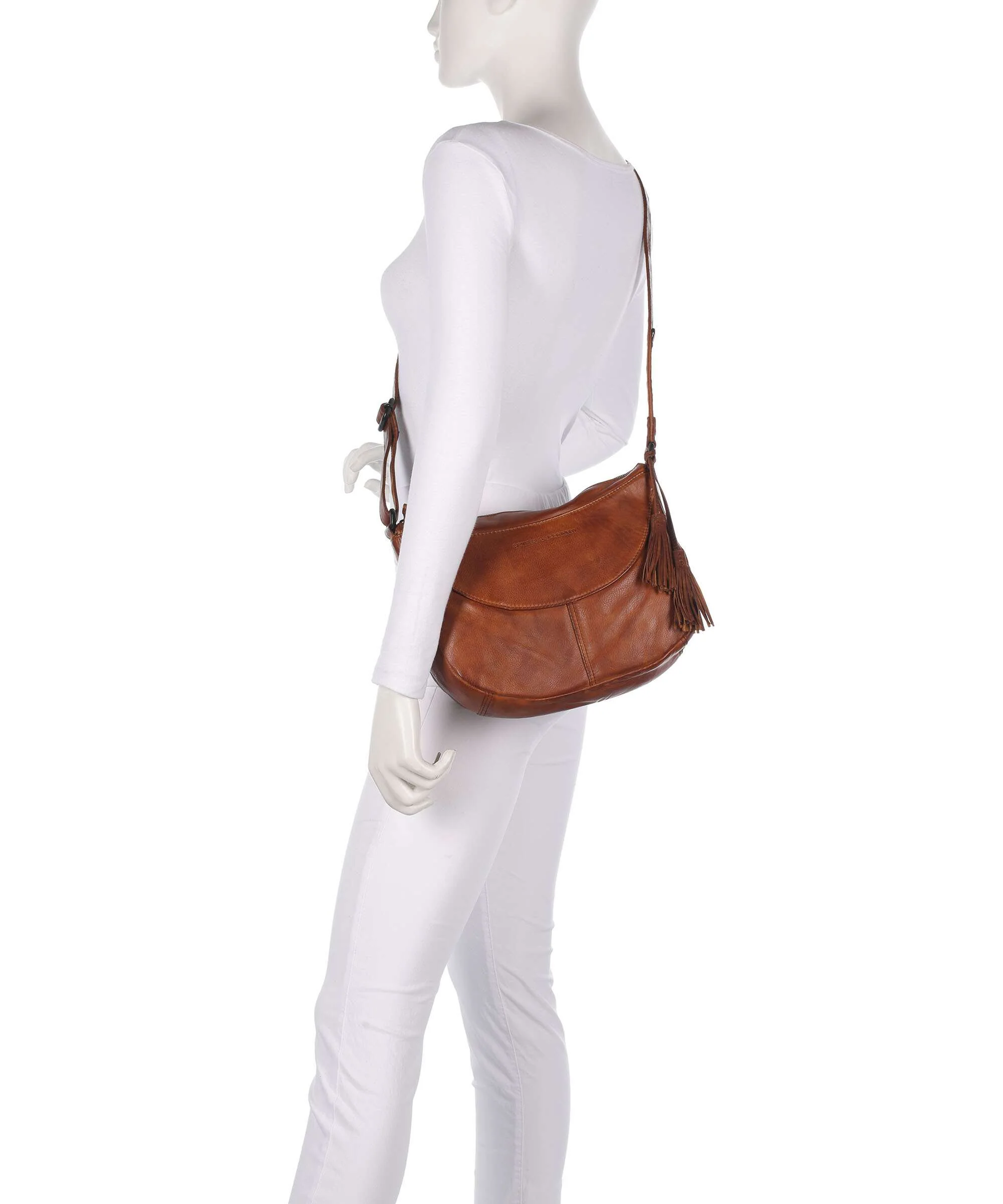 Spikes & Sparrow Apache Elliana Crossbody tas brandy - Image 3
