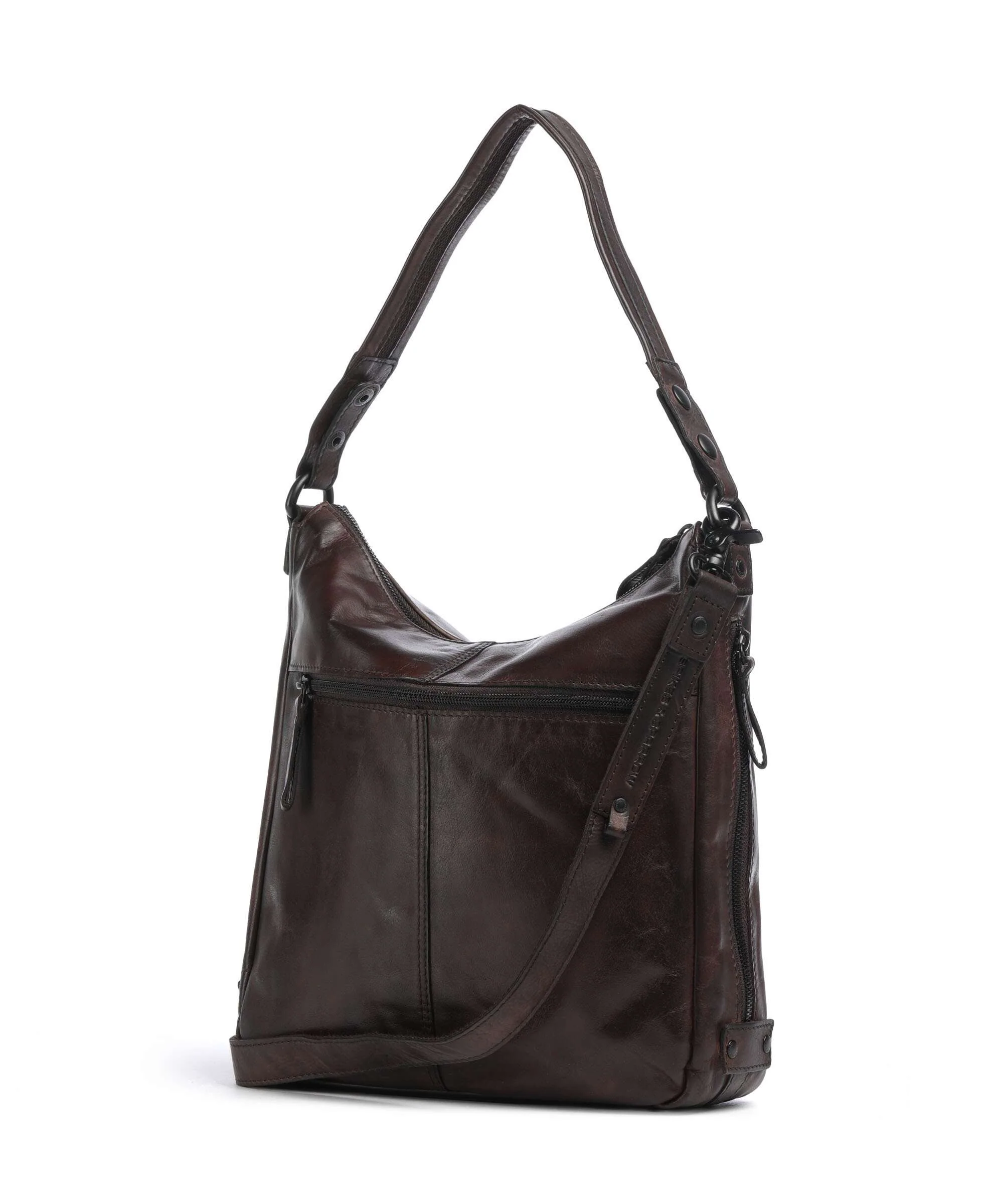 Spikes & Sparrow Apache Gayla Hobo tas dark brown - Image 2