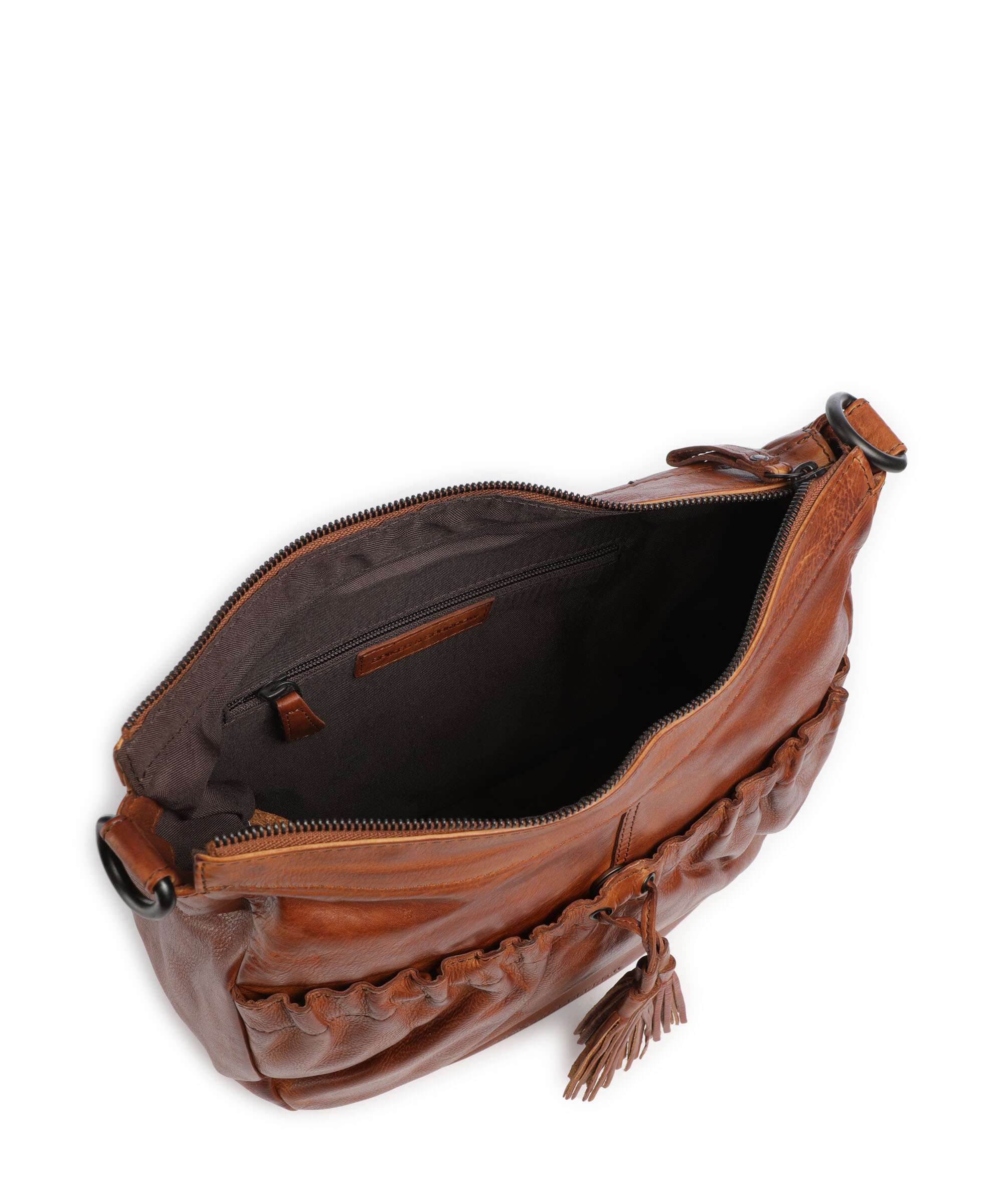 Spikes & Sparrow Apache Jinny Hobo tas brandy - Image 7