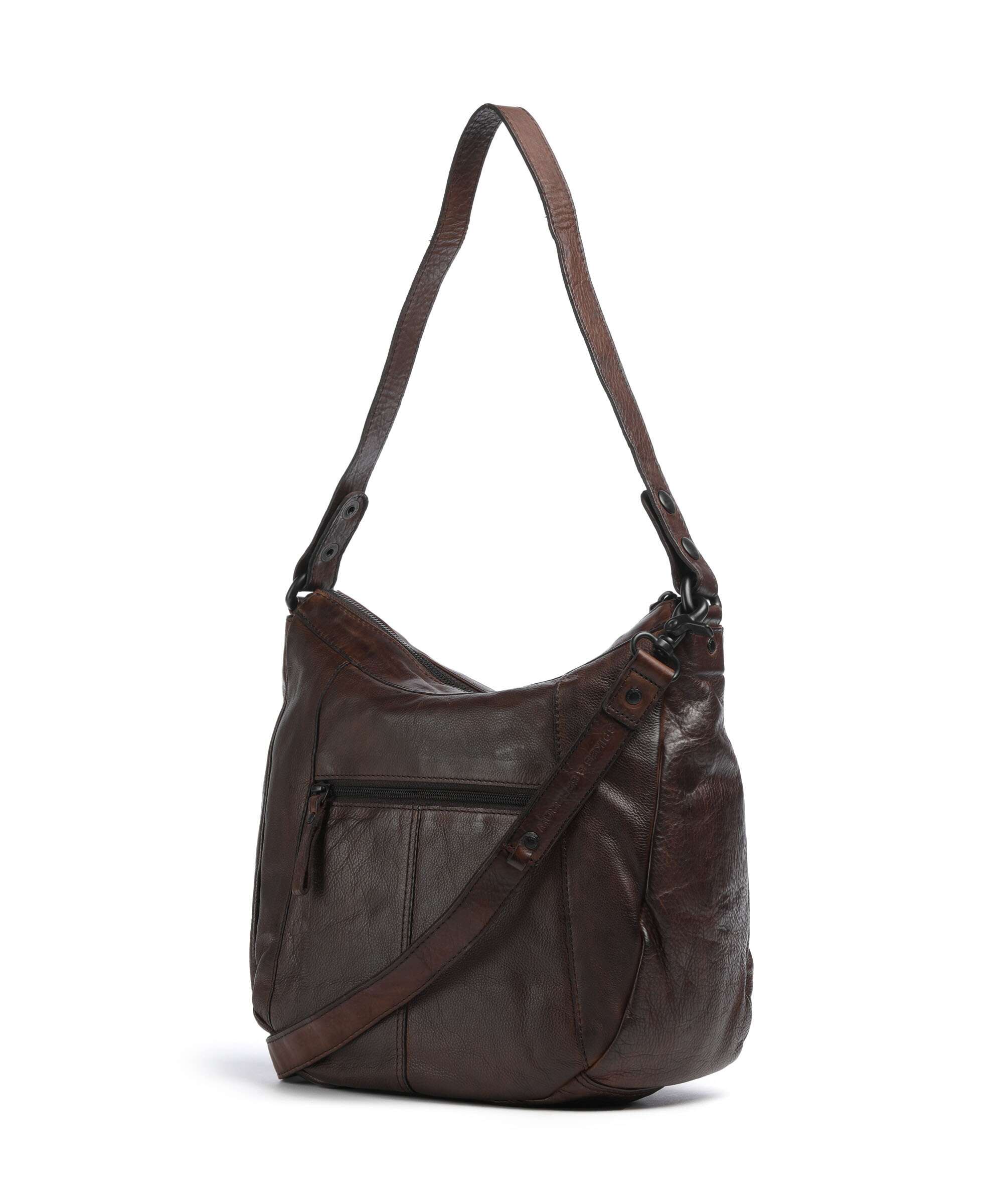 Spikes & Sparrow Apache Jinny Hobo tas dark brown - Image 2