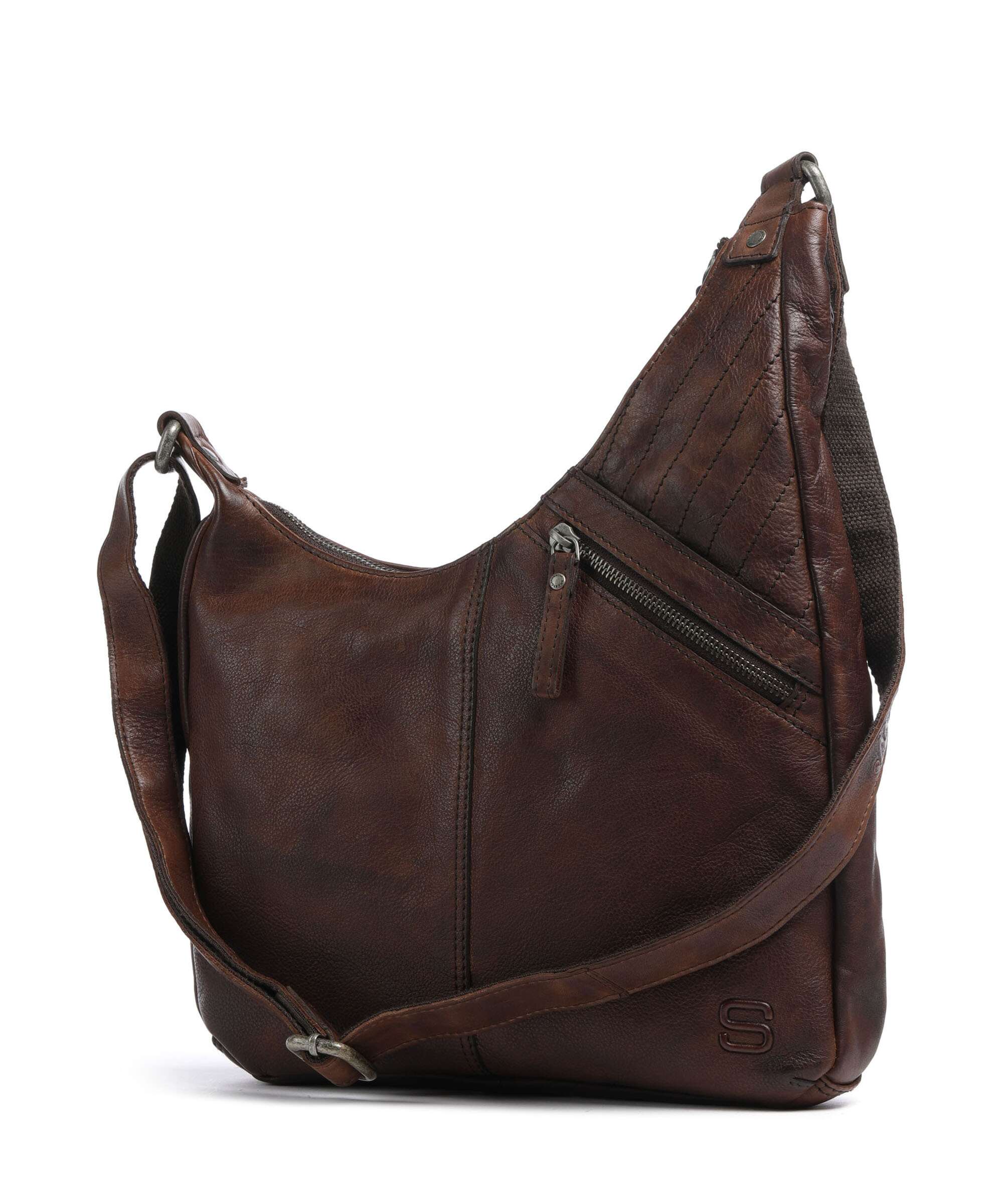 Spikes & Sparrow Apache Moria Crossbody tas dark brown - Image 2