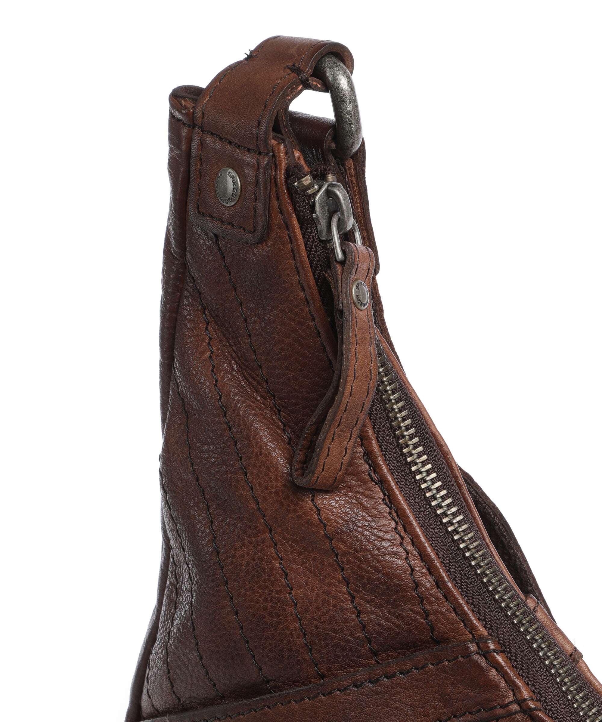 Spikes & Sparrow Apache Moria Crossbody tas dark brown - Image 4