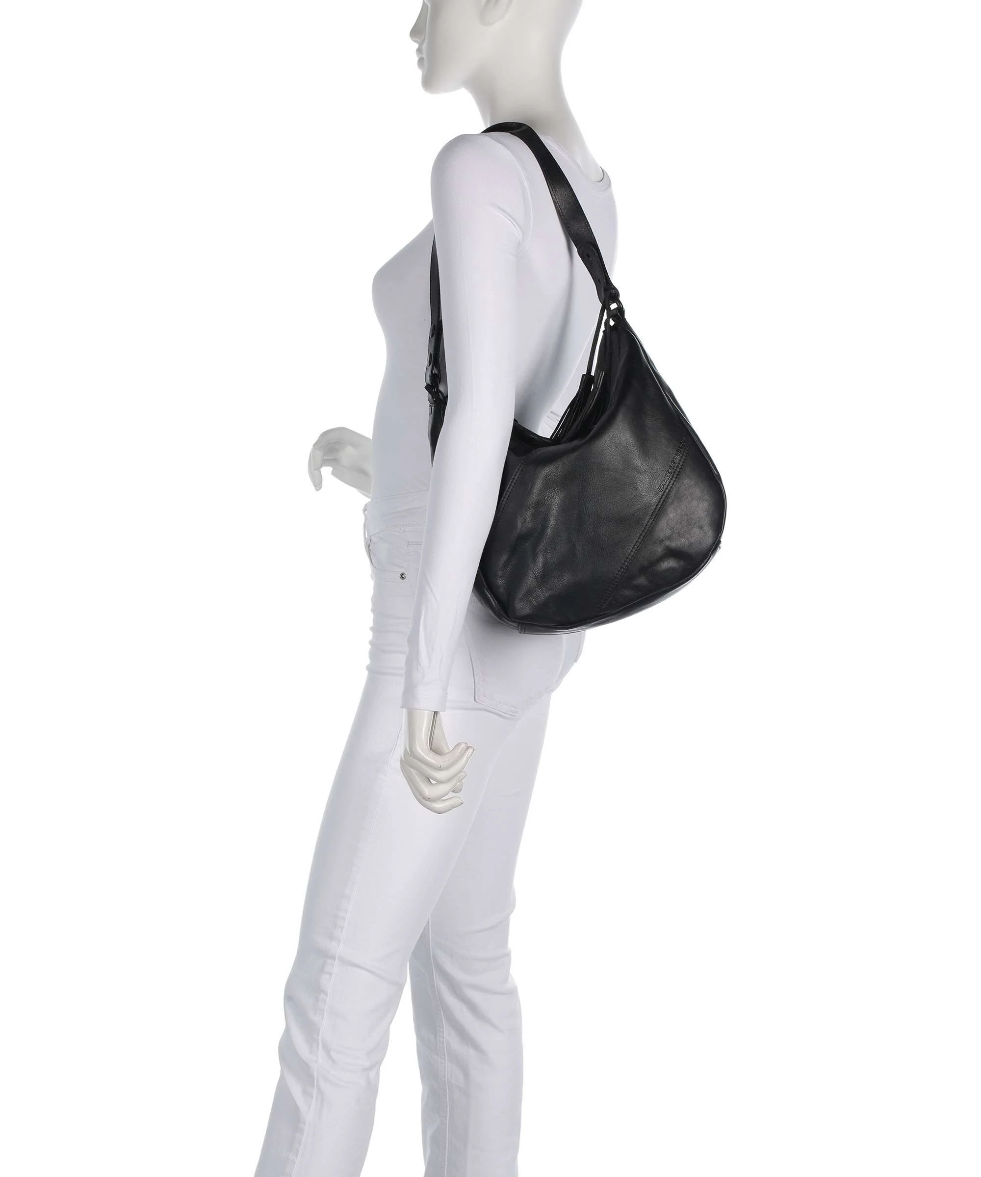 Spikes & Sparrow Apache Natalia Hobo tas black - Image 3
