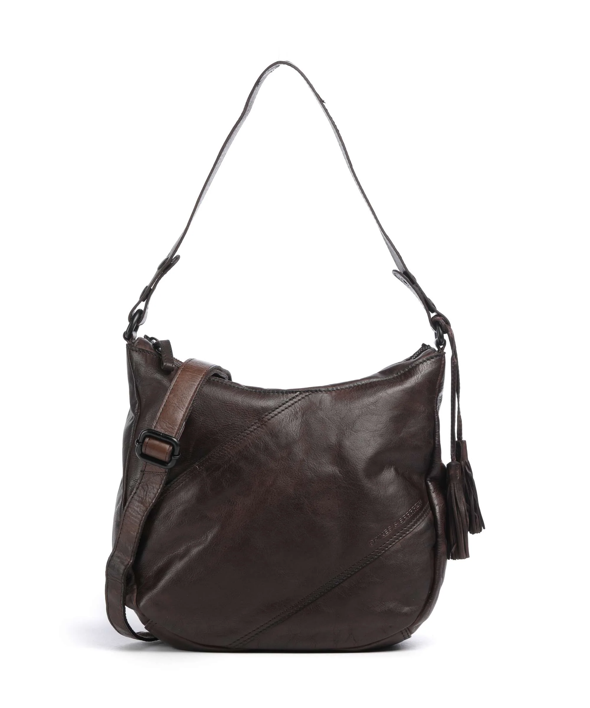 Spikes & Sparrow Apache Natalia Hobo tas dark brown