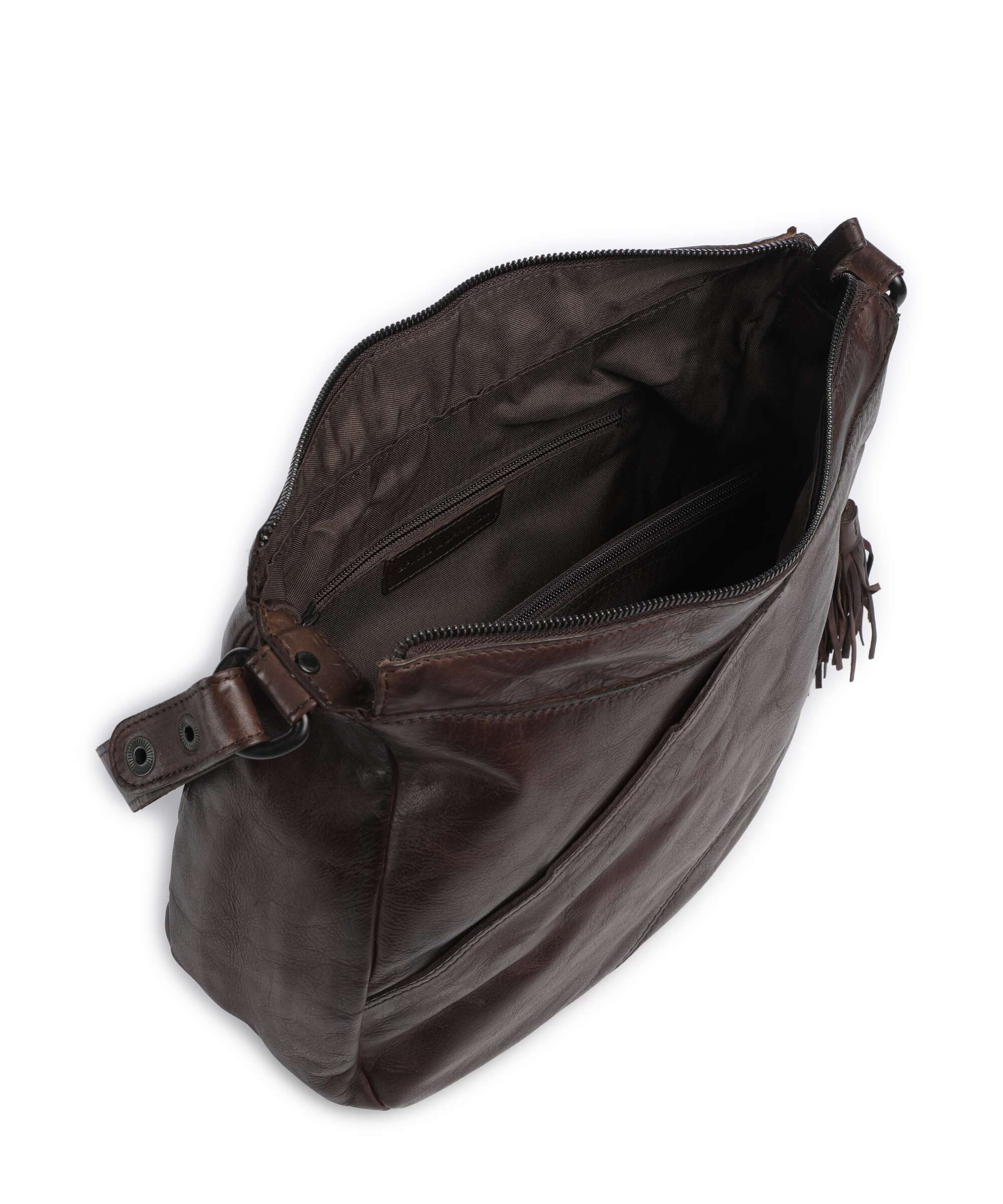 Spikes & Sparrow Apache Natalia Hobo tas dark brown - Image 5
