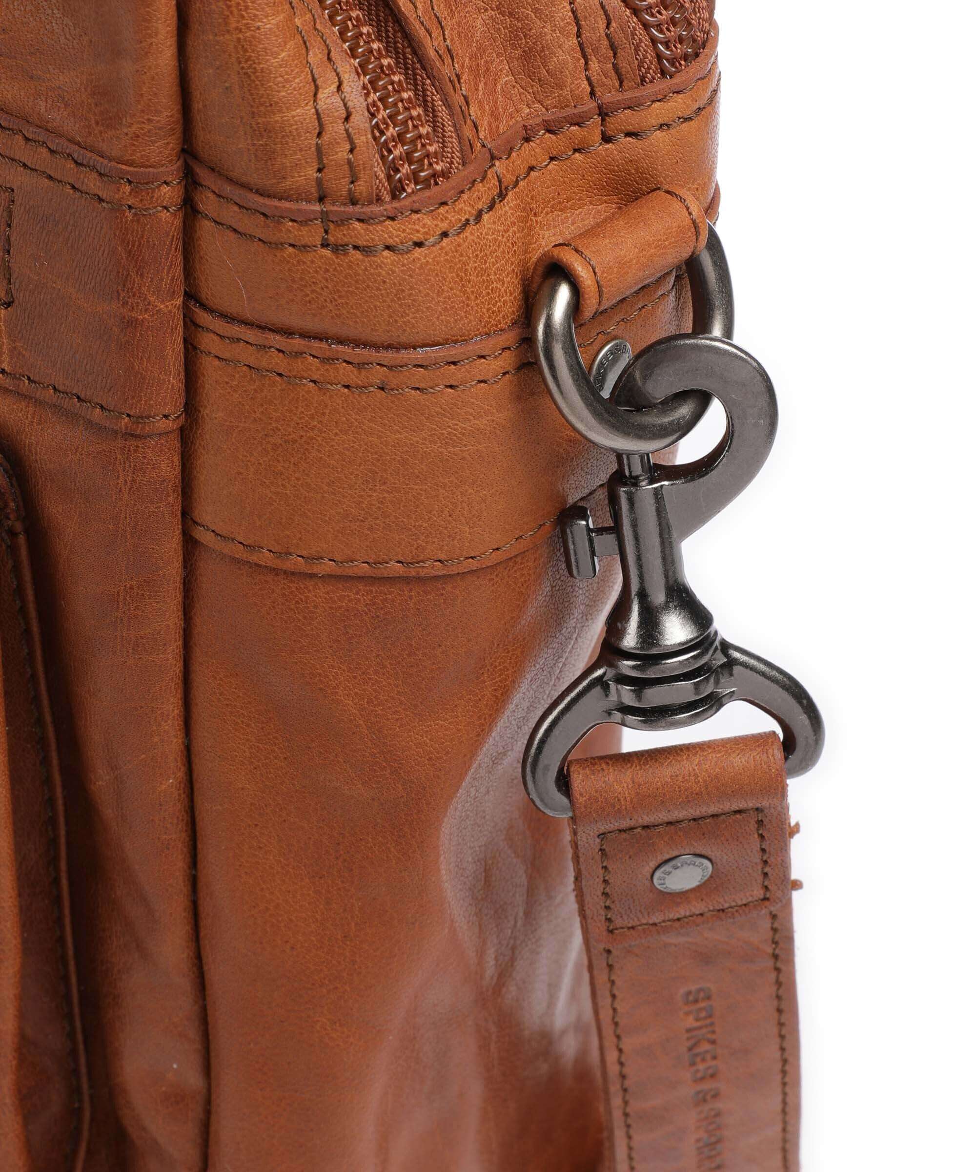 Spikes & Sparrow Bronco Aktetas cognac - Image 4