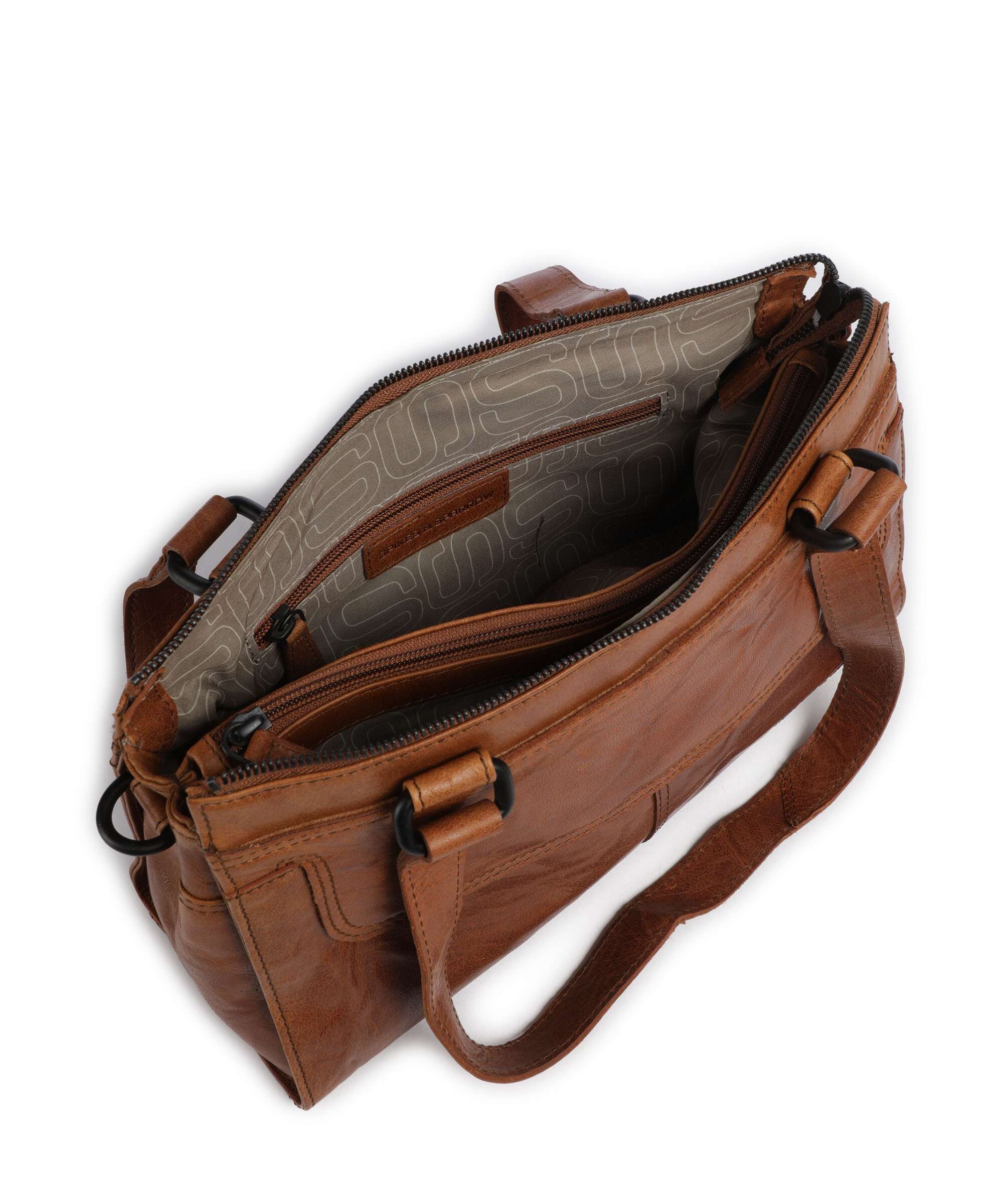 Spikes & Sparrow Bronco Amity Schoudertas brandy - Image 6