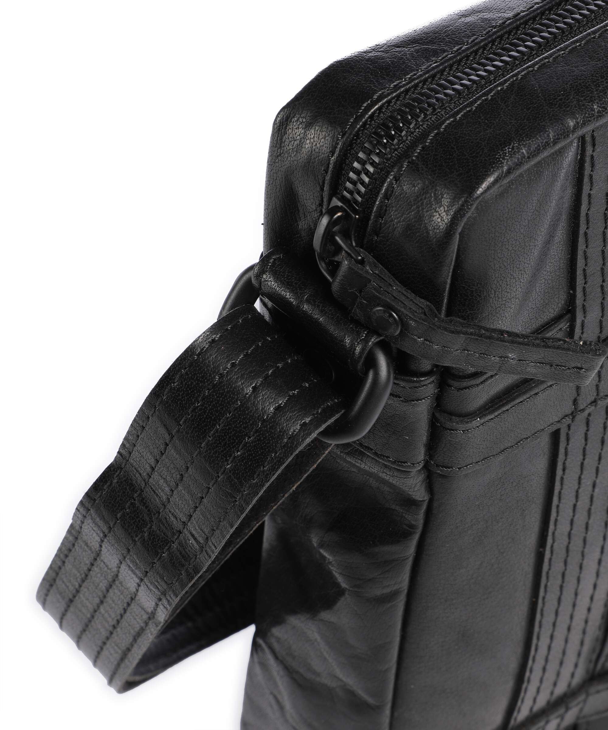 Spikes & Sparrow Bronco Benn Crossbody tas black - Image 4