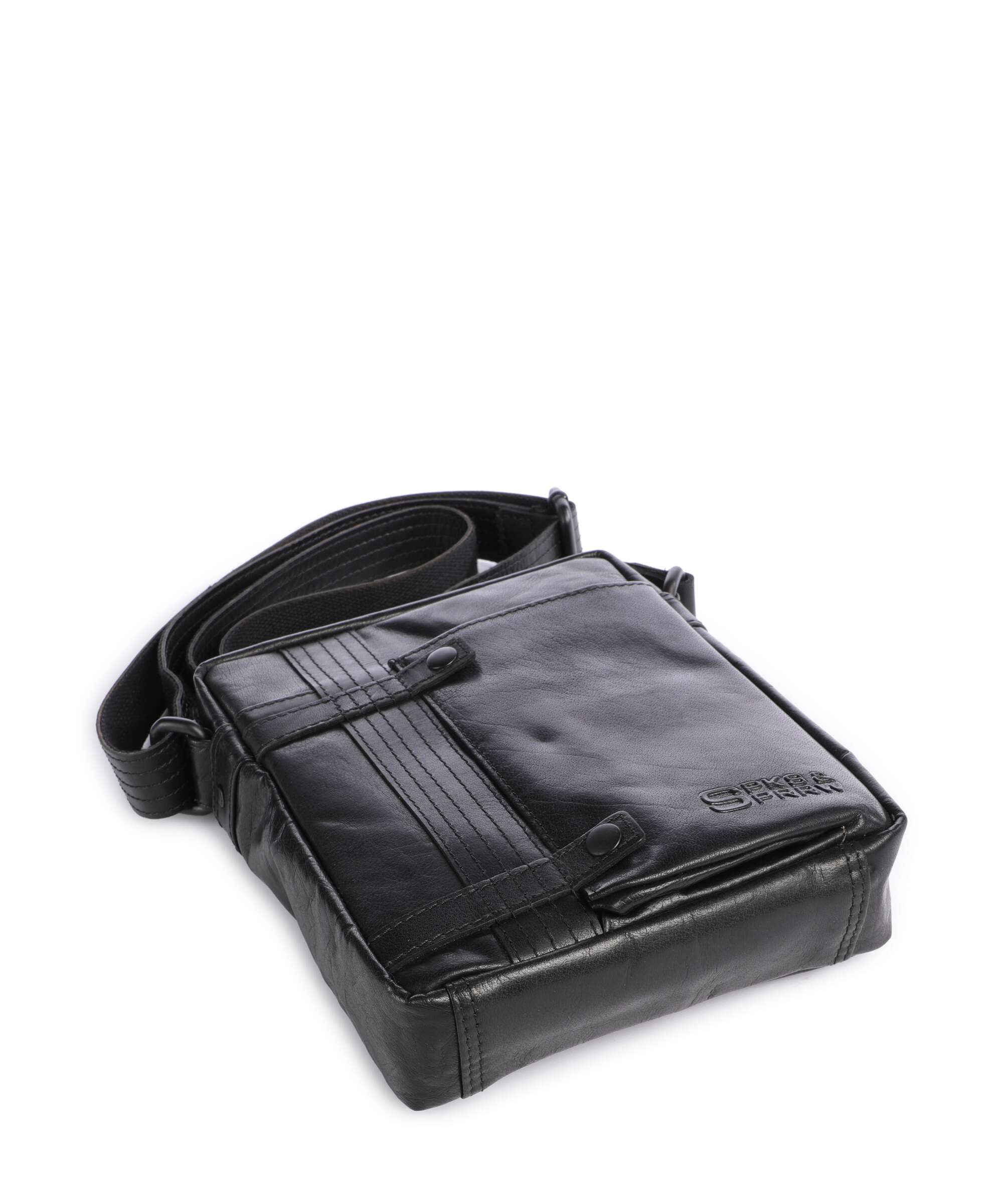 Spikes & Sparrow Bronco Benn Crossbody tas black - Image 5