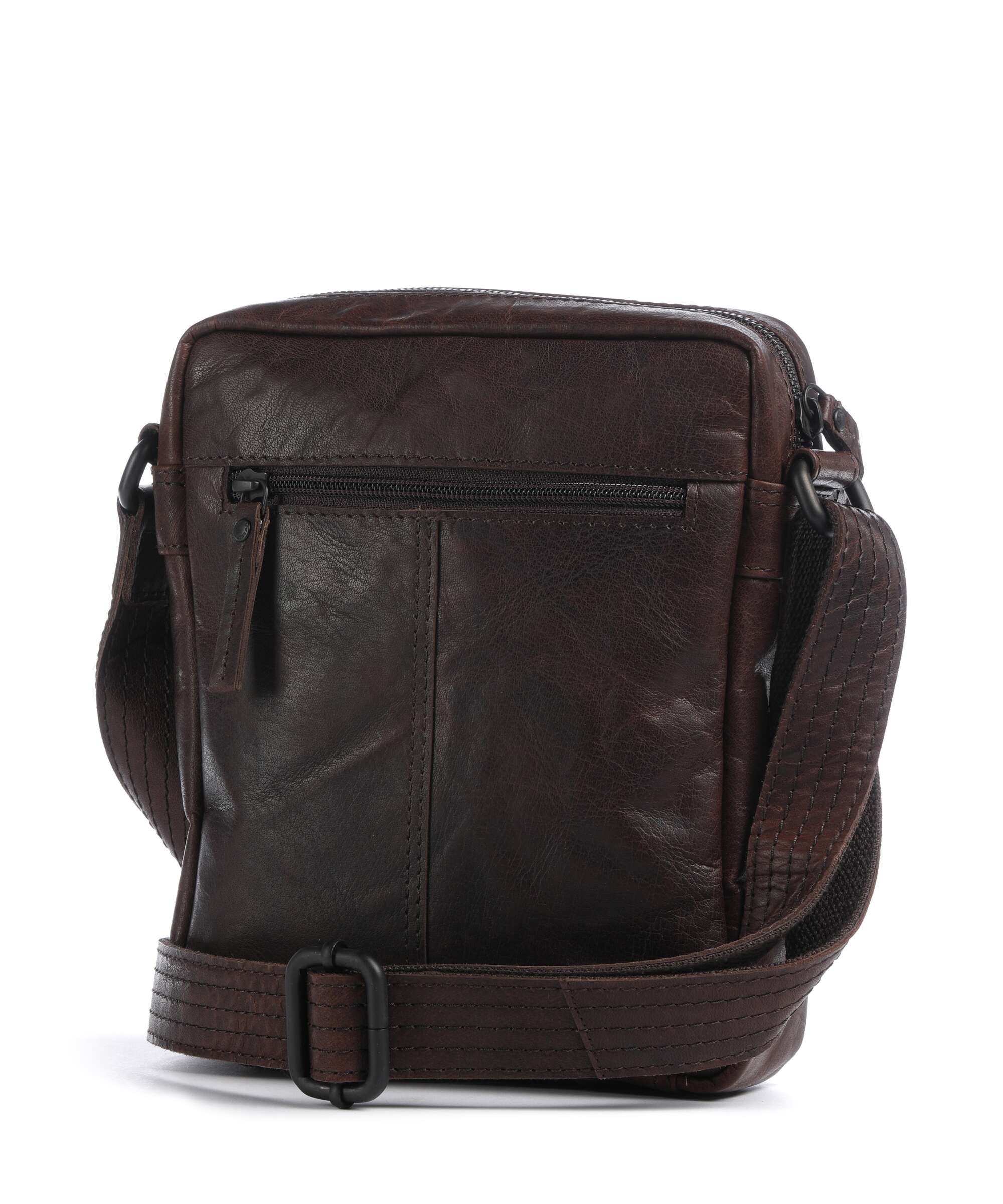 Spikes & Sparrow Bronco Benn Crossbody tas dark brown - Image 2