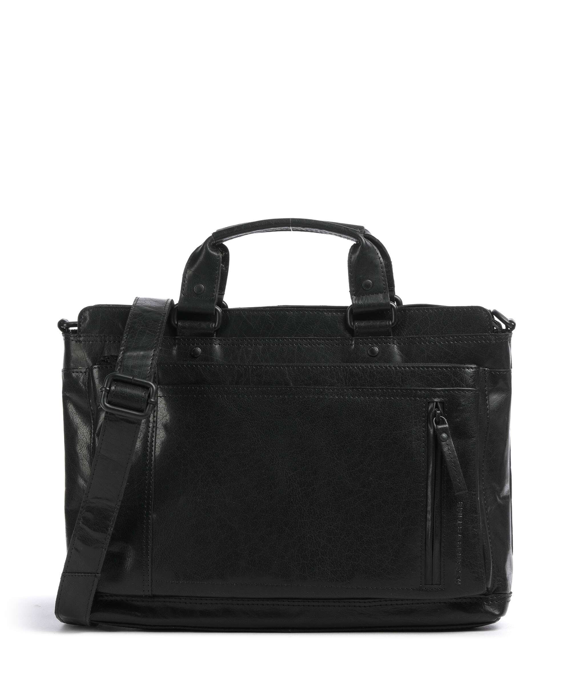 Spikes & Sparrow Bronco Bennie Aktetas schwarz