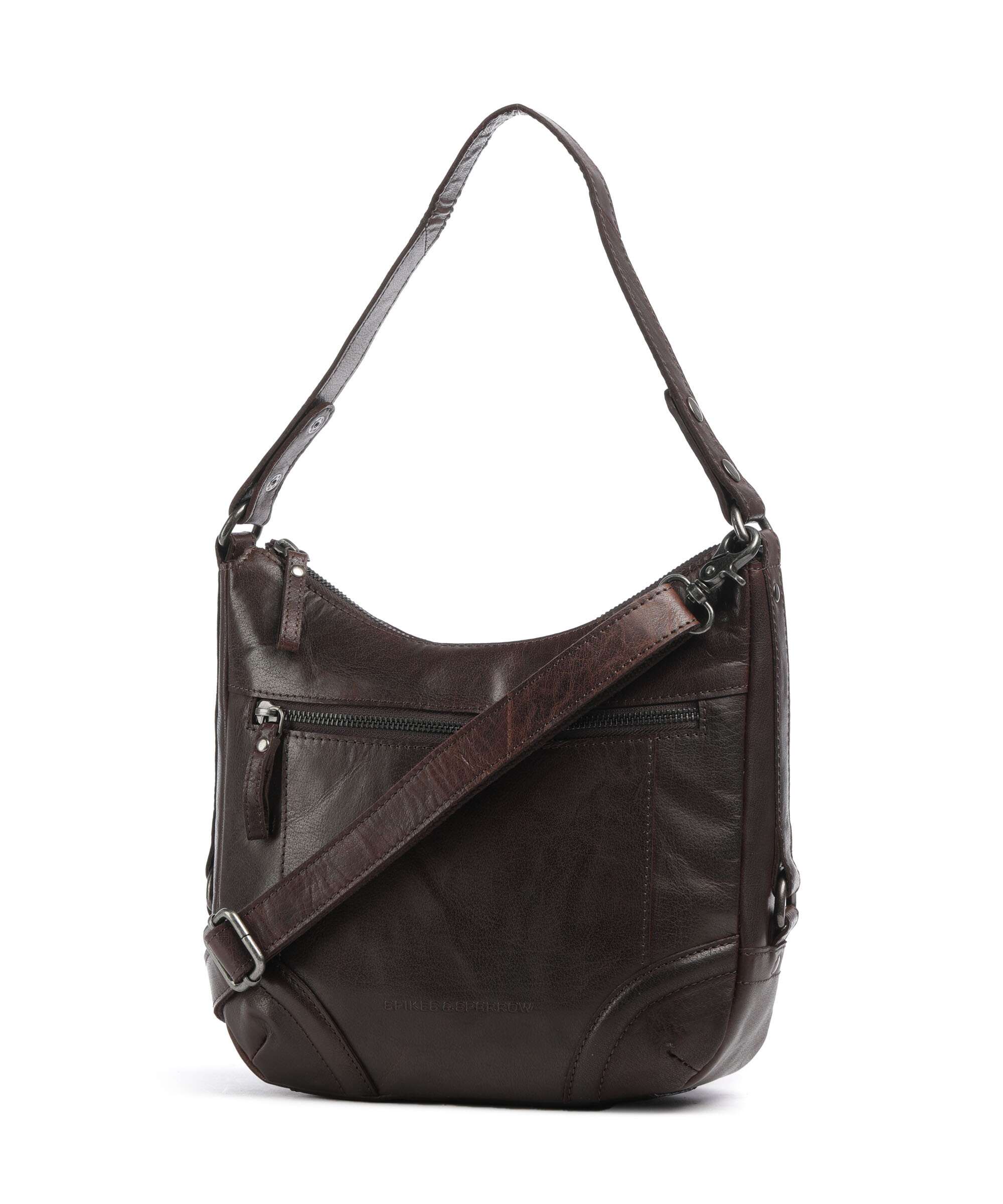 Spikes & Sparrow Bronco Candee Hobo tas dunkelbraun - Image 2