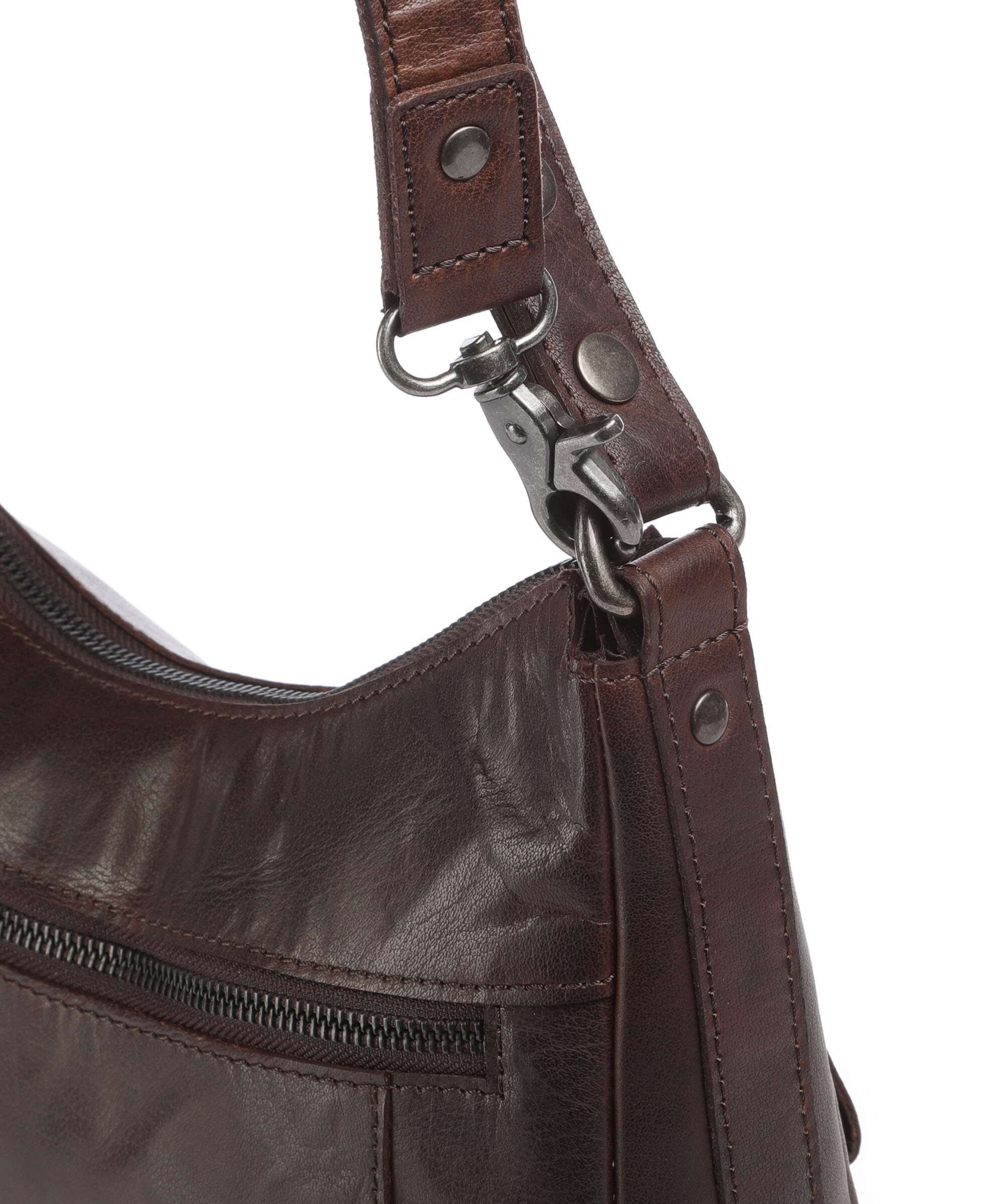 Spikes & Sparrow Bronco Candee Hobo tas dunkelbraun - Image 4