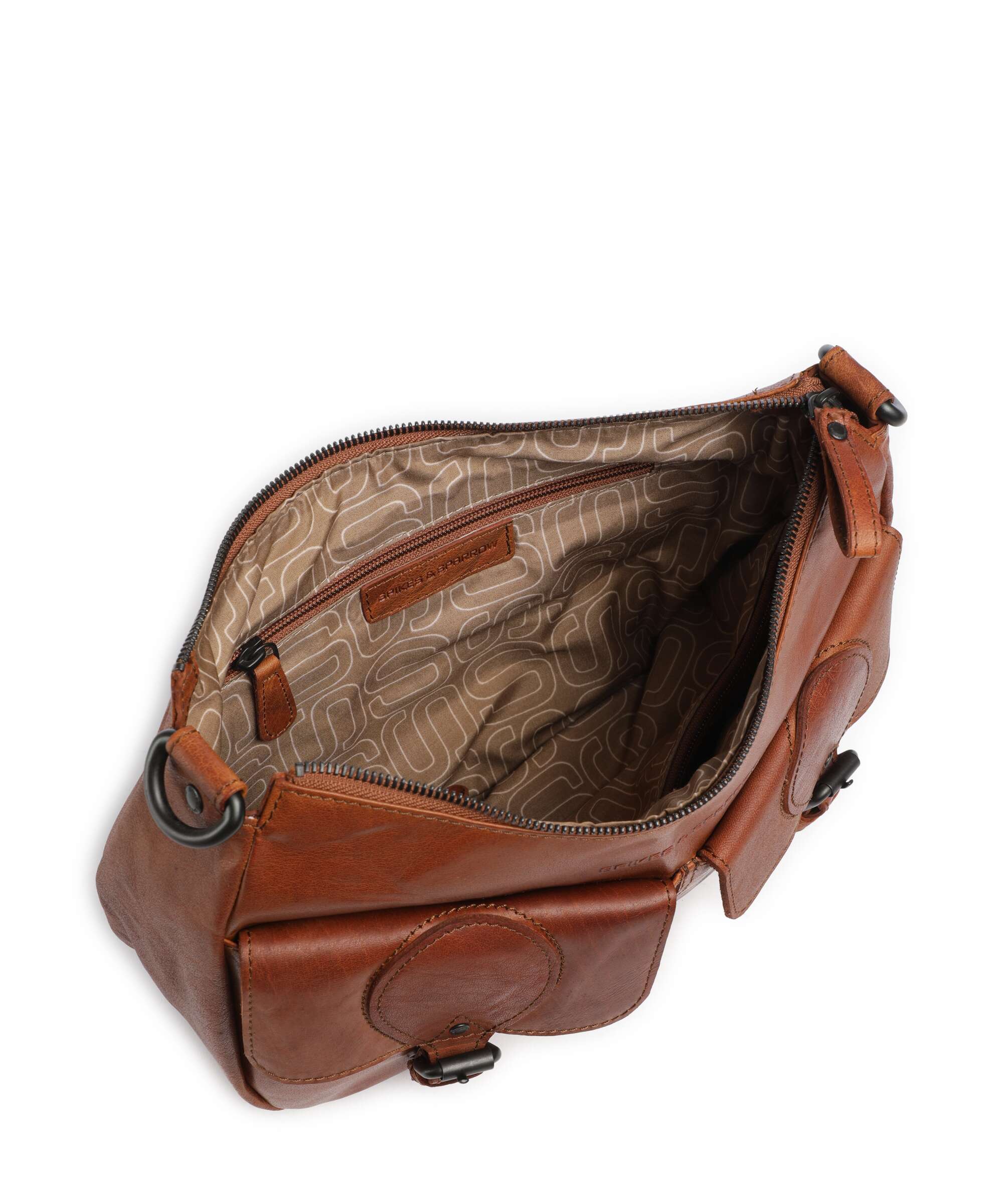 Spikes & Sparrow Bronco Ceileigh Schoudertas brandy - Image 7
