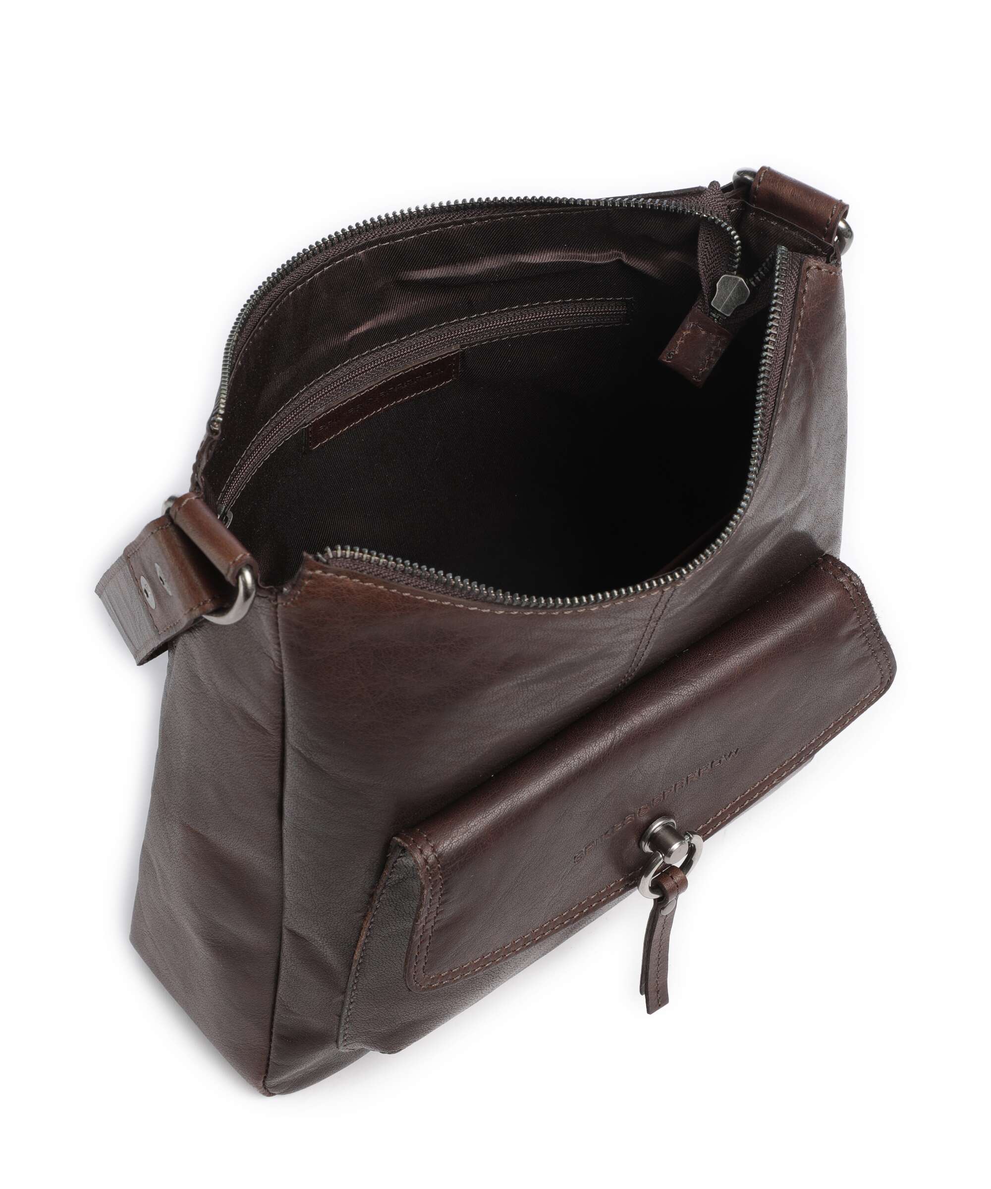 Spikes & Sparrow Bronco Cydney Hobo tas dark brown - Image 5