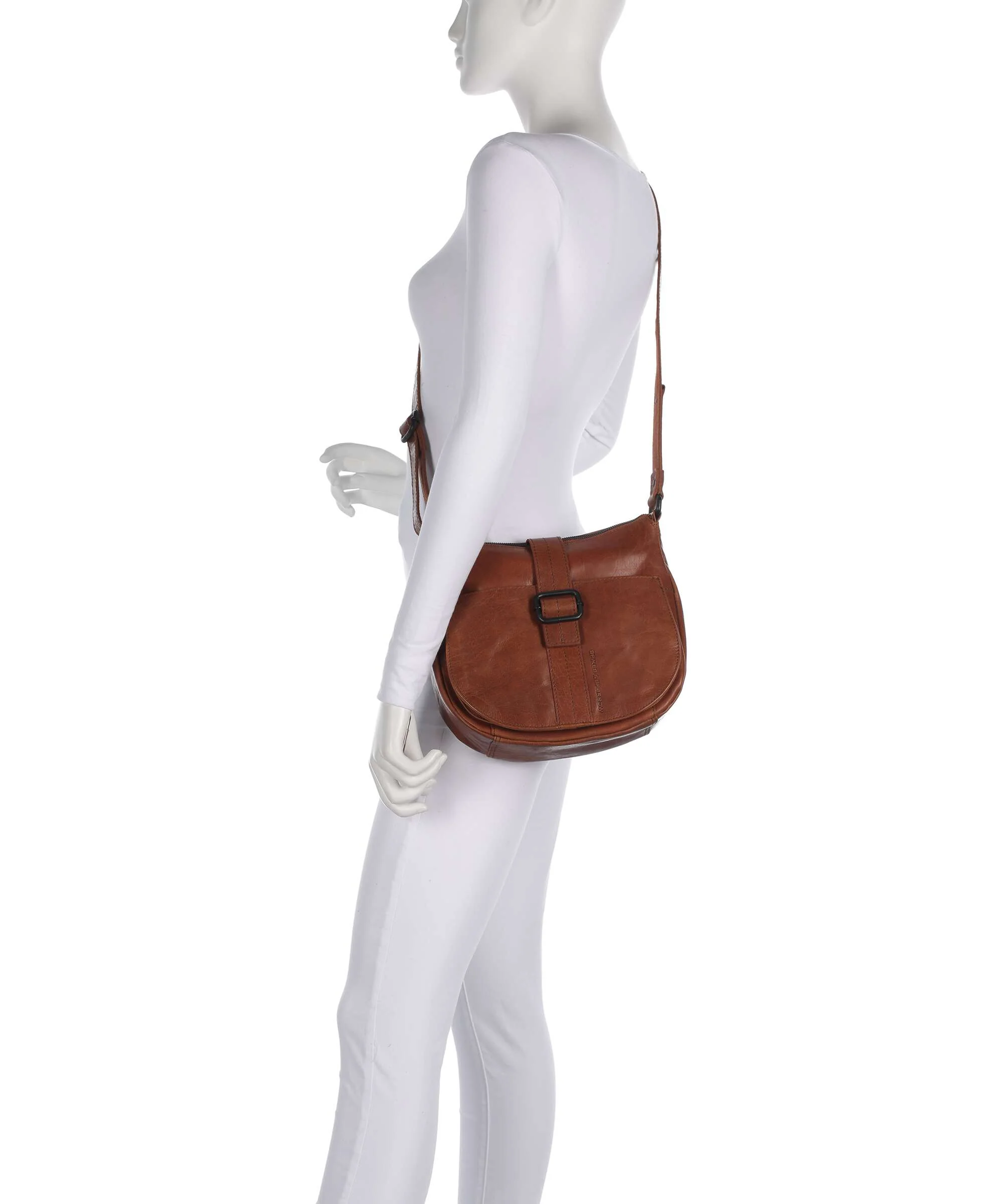 Spikes & Sparrow Bronco Donnella Crossbody tas brandy - Image 3
