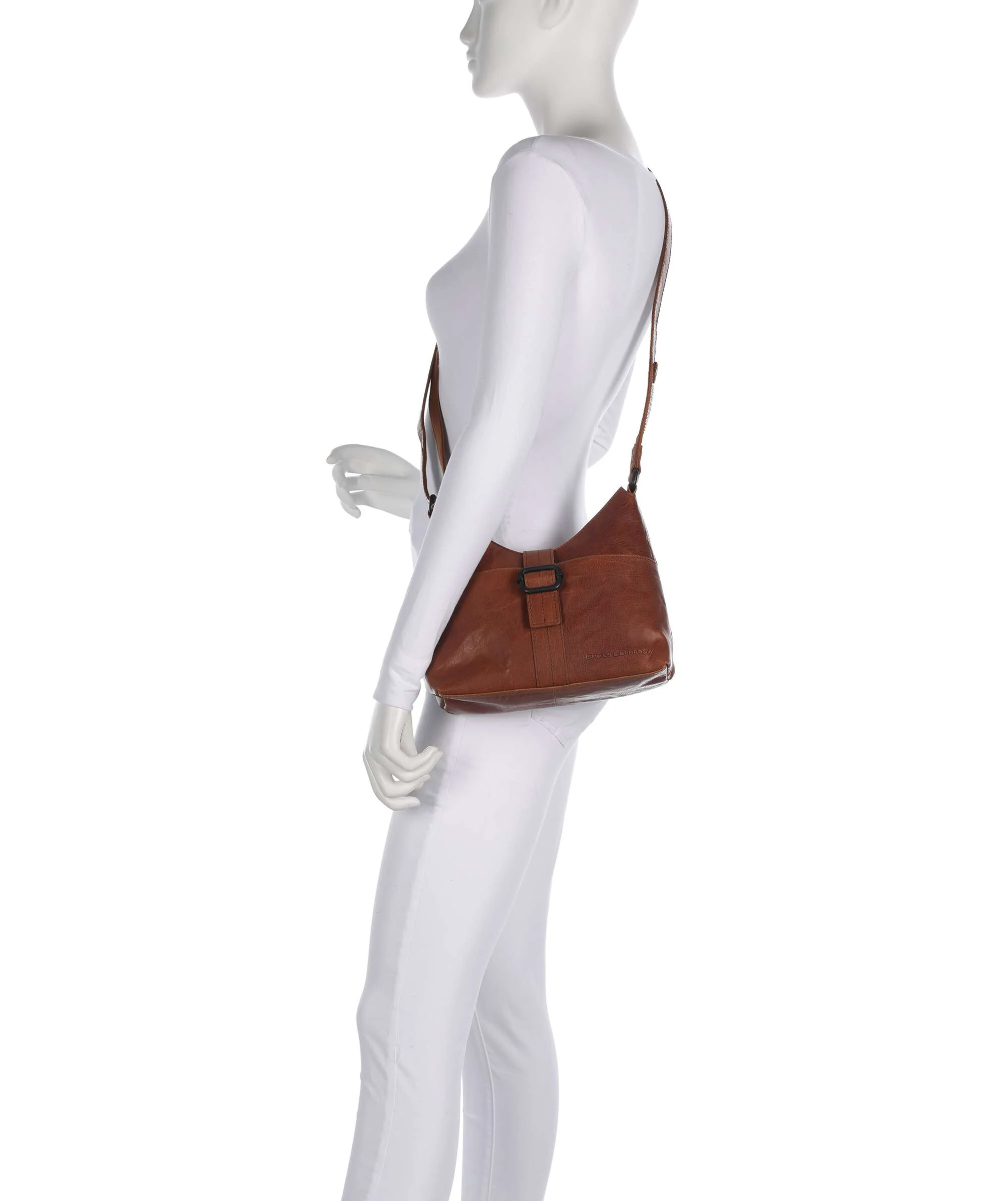 Spikes & Sparrow Bronco Ellesse Crossbody tas brandy - Image 3