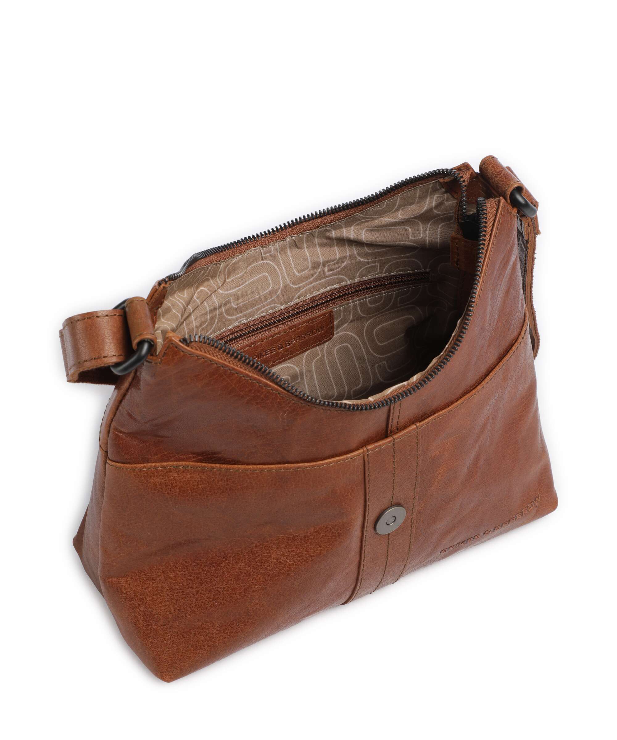 Spikes & Sparrow Bronco Ellesse Crossbody tas brandy - Image 5