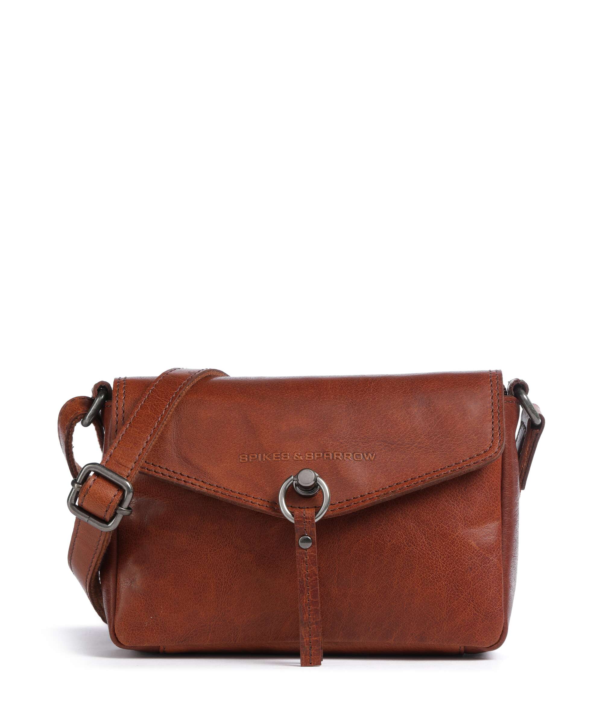 Spikes & Sparrow Bronco Emmalyn Crossbody tas brandy
